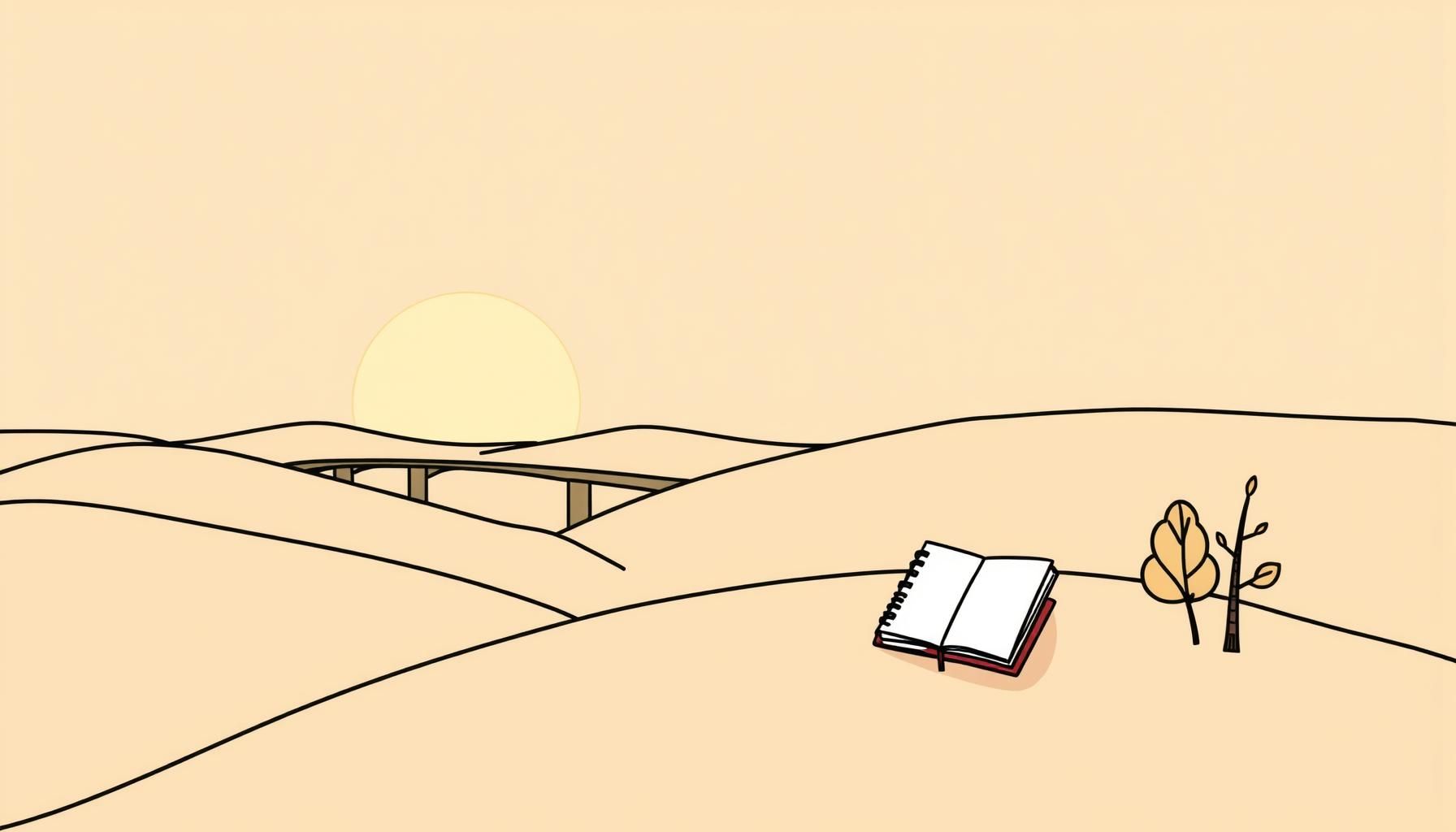 ánh nắng cuối hè chiếu vào góc học tập gia đình