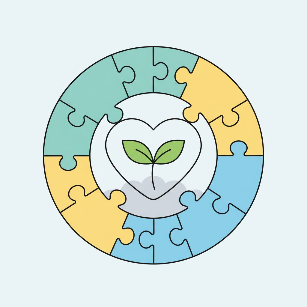 완벽한 육아에 대한 압박감으로 고민하는 부모의 모습