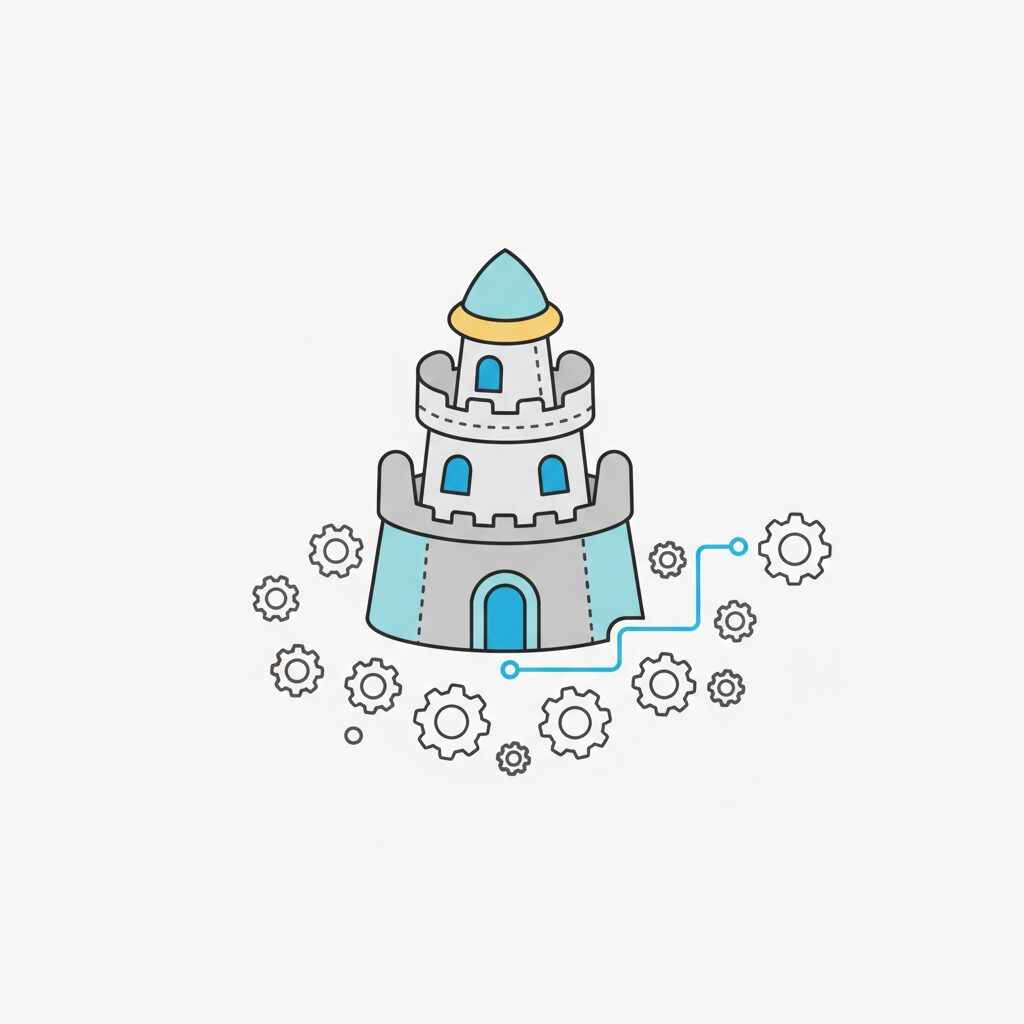 砂場で創造力を発揮する子供 試行錯誤のプロセスがAI開発と類似