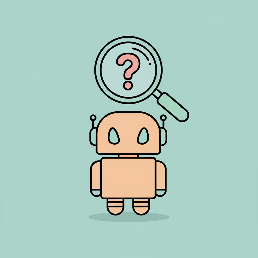 أم وطفل يستكشفان تطبيق الذكاء الاصطناعي على جهاز لوحي