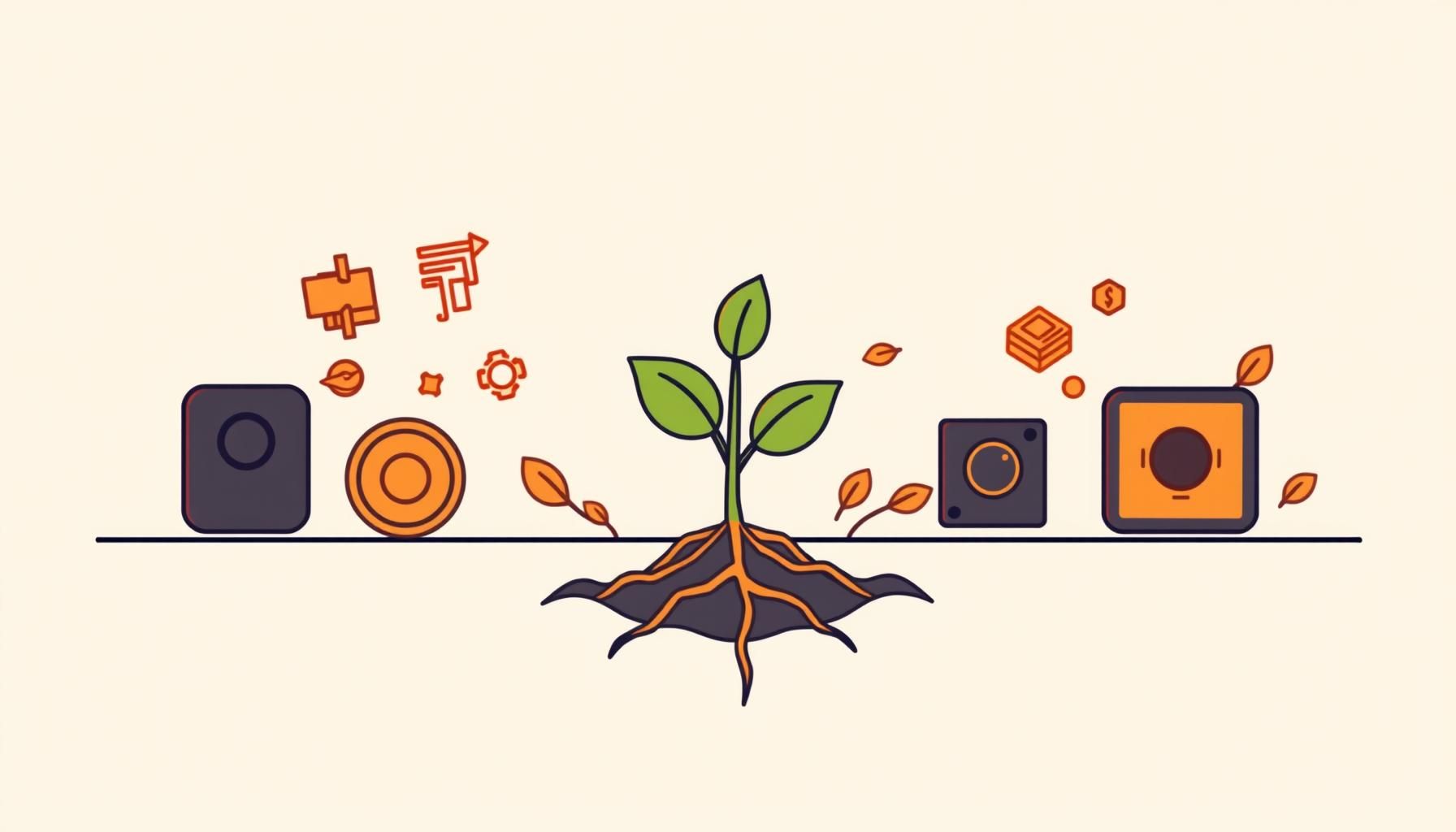 Niño creando con bloques de construcción, mostrando creatividad