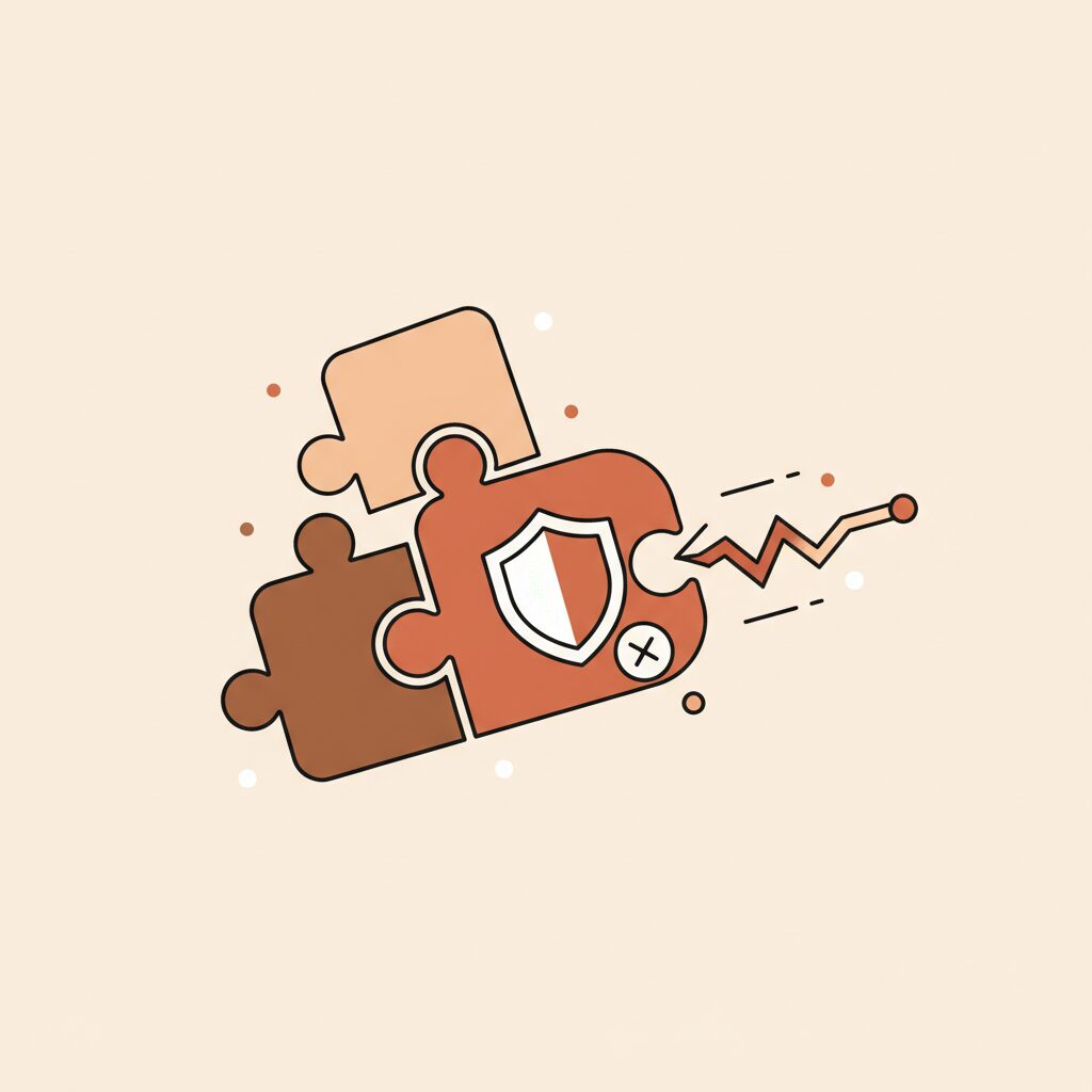 Parent and child adjusting safety settings on device