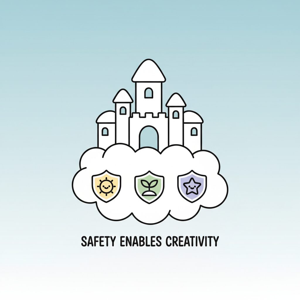 子供未来保護コンセプト 自動修復機能と育児の類似性