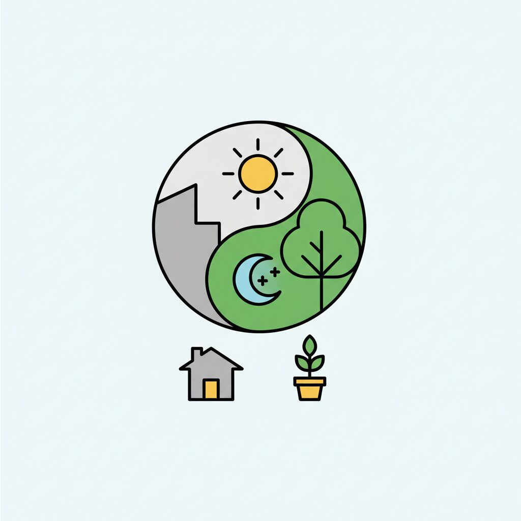 Réflexion sur l'équilibre de vie