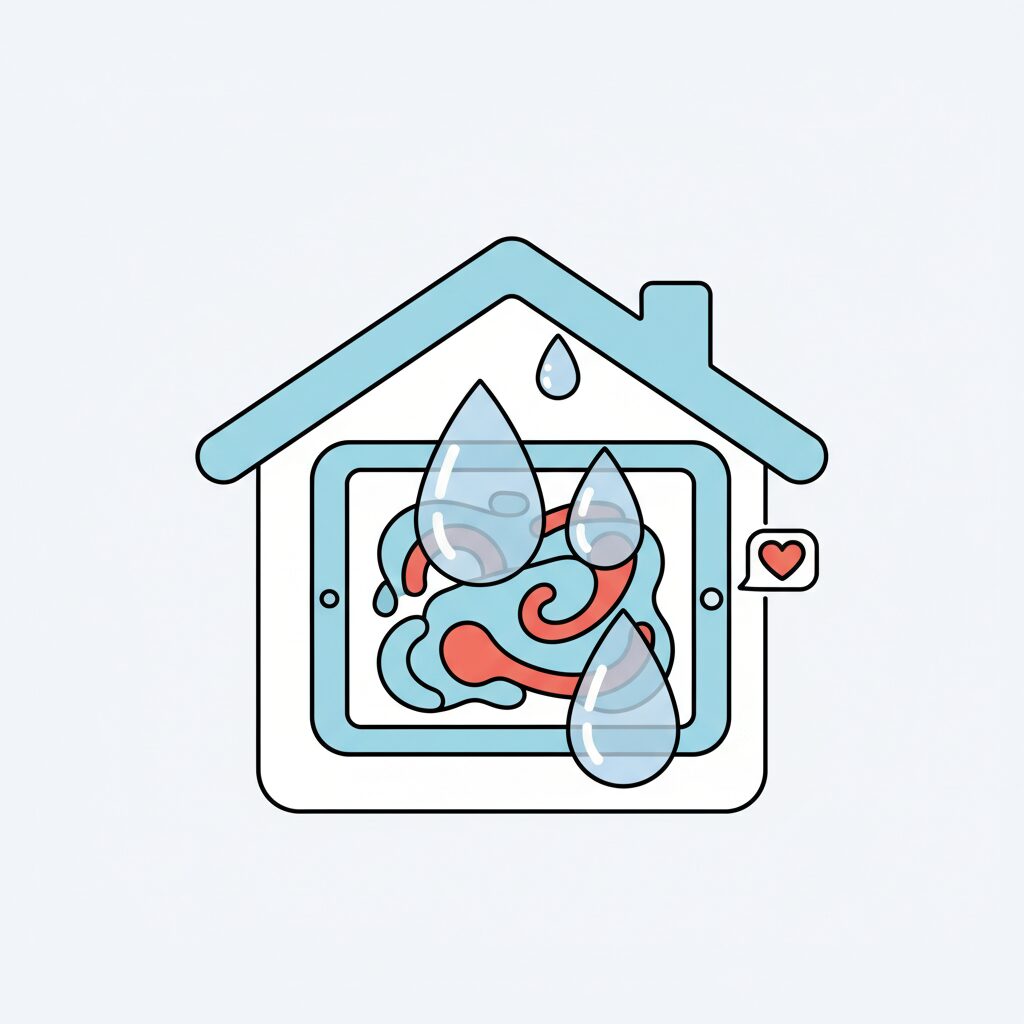 雨の日AI動画レシピ