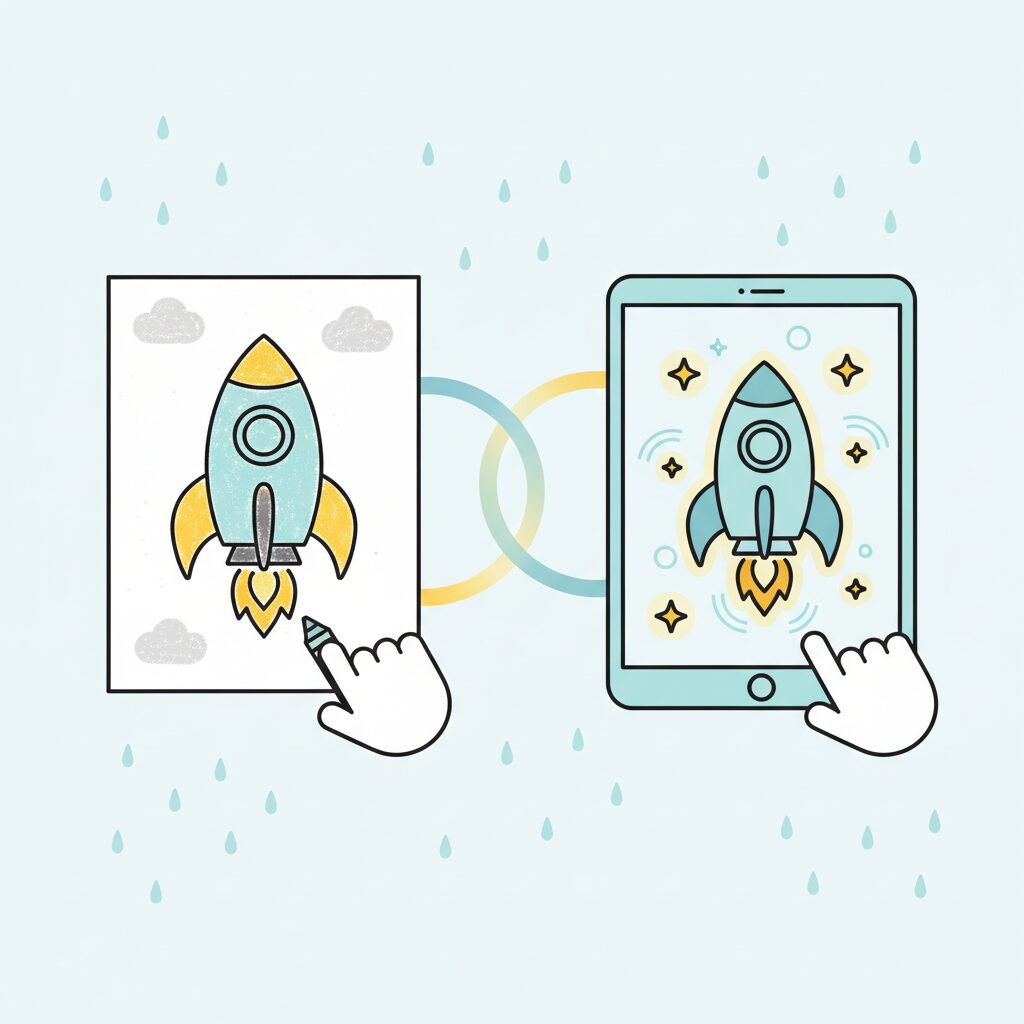 家族のAI動画制作