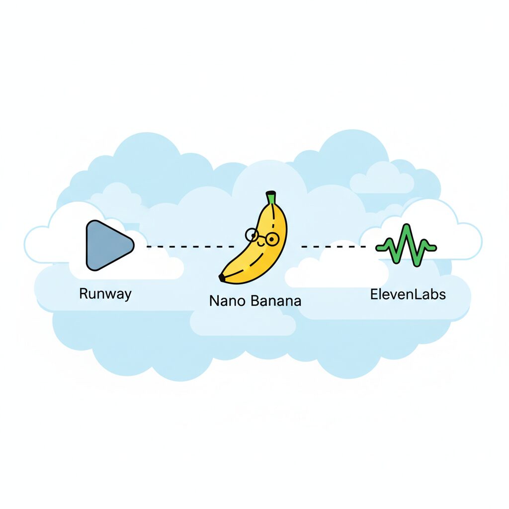 Niña usando tablet para contenido crear digital IA