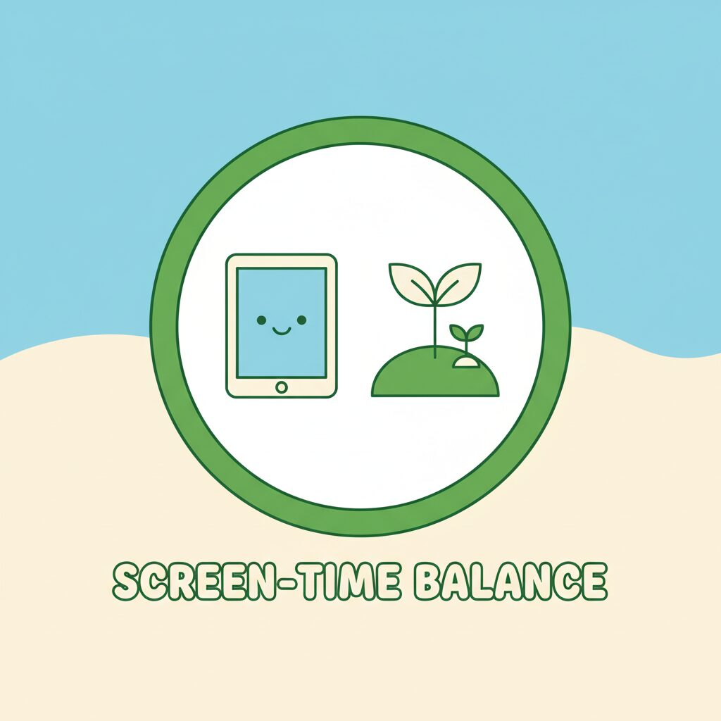 Niña usando tablet para creatividad digital