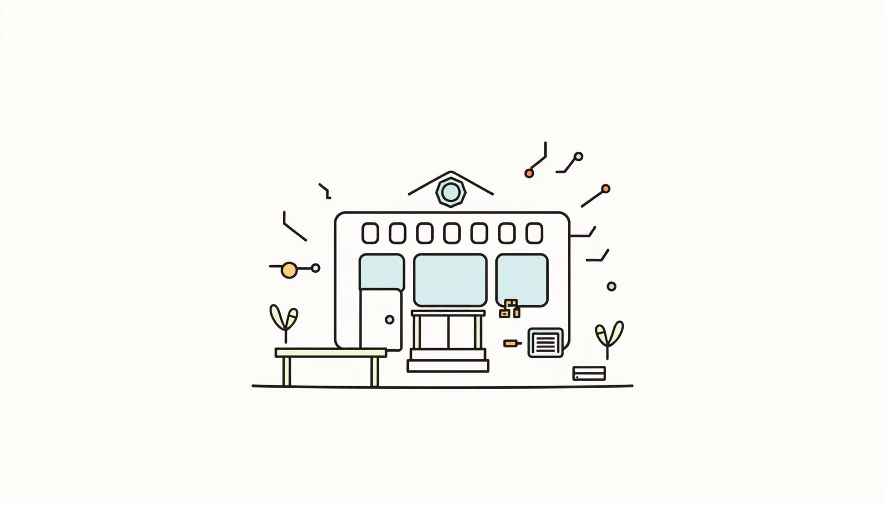 guru dan murid berdiskusi di kelas dengan bantuan alat digital