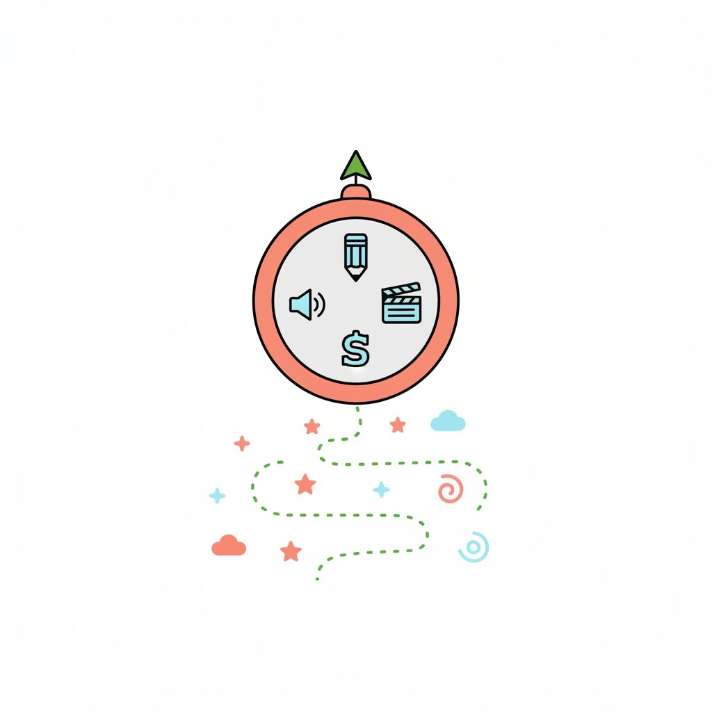 parent montrant à comment utiliser un outil d'IA créative à un enfant