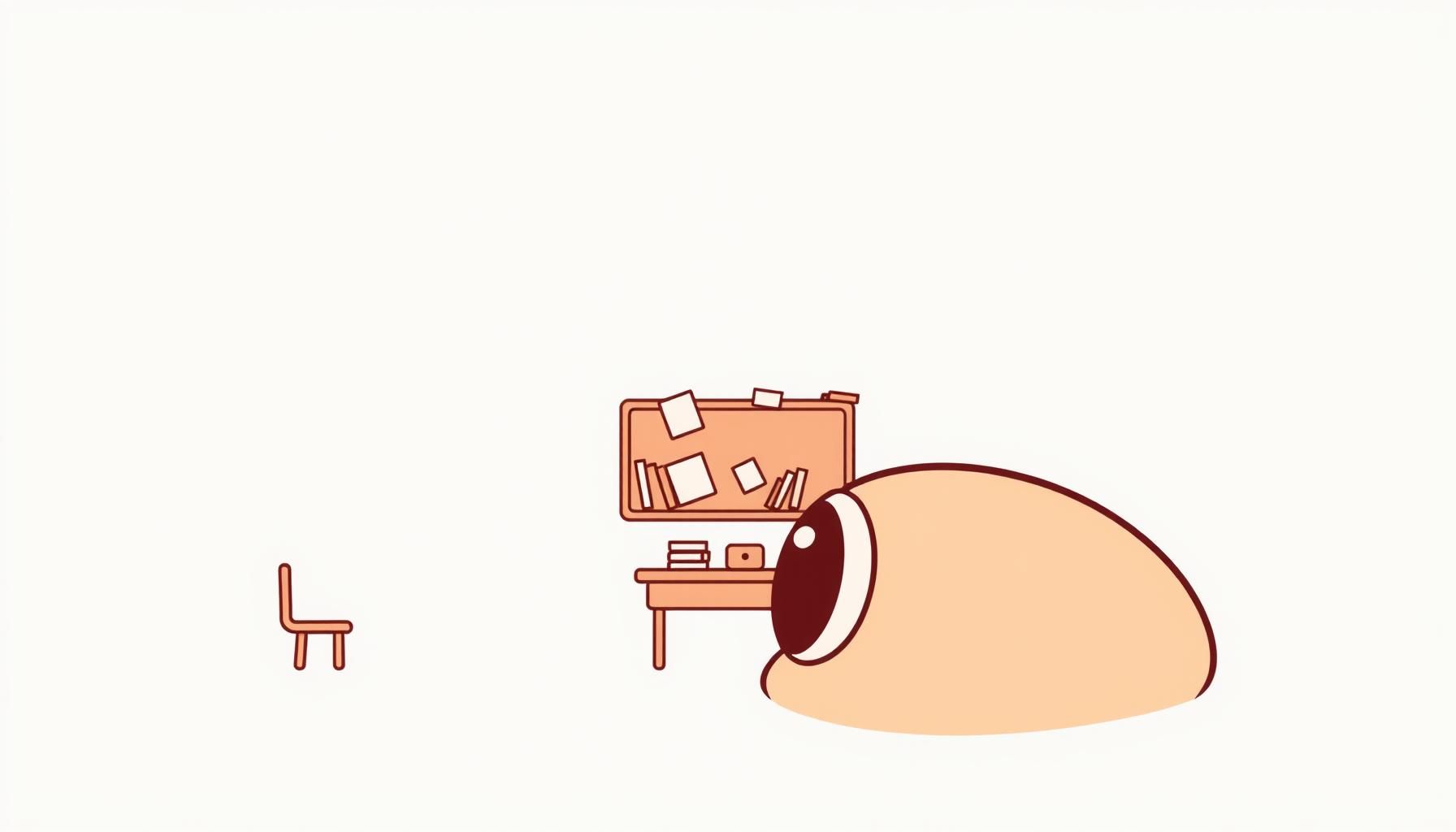 reportero observando clase con estudiantes participando