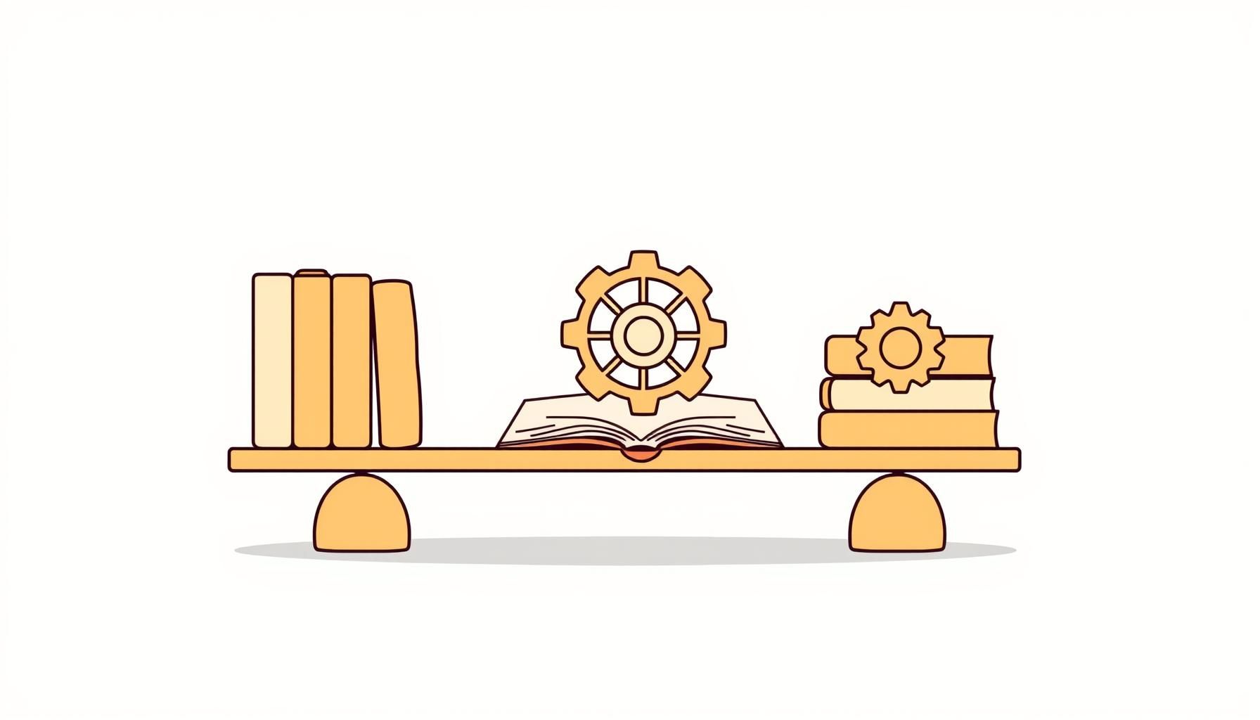 絵本とタブレットを交互に見る子どもの様子