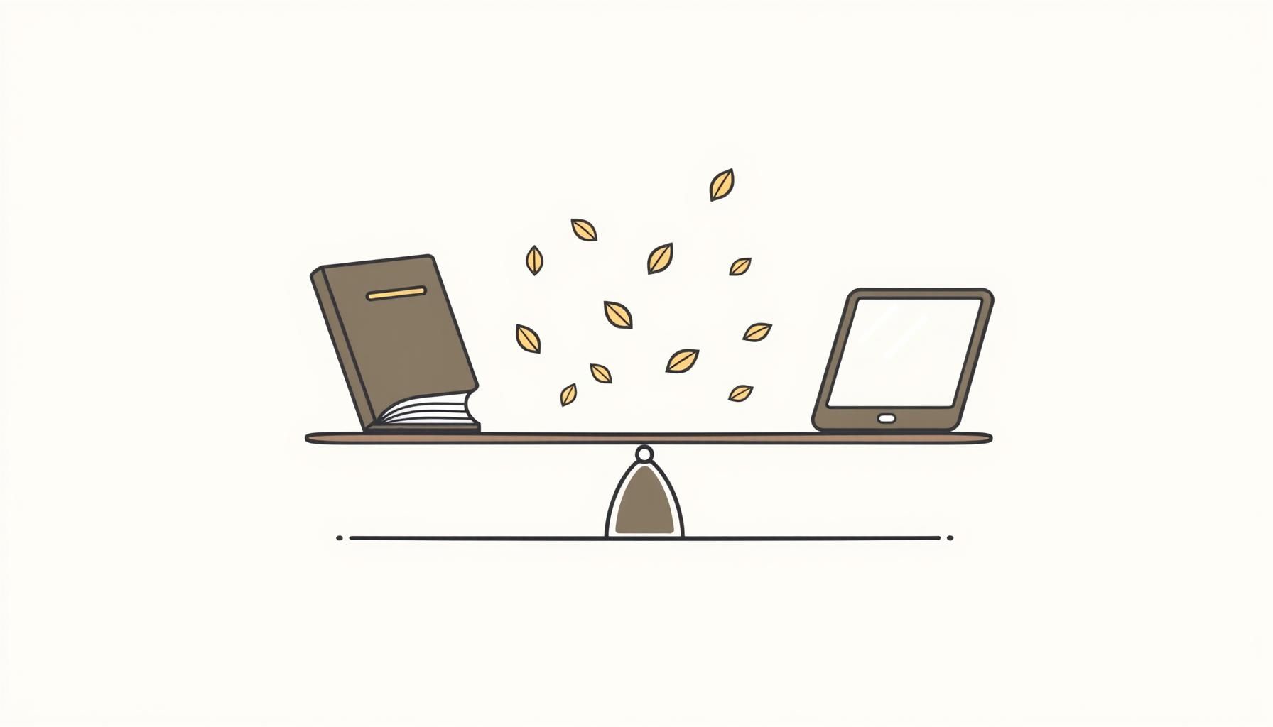 屏幕与书香的动态平衡法则