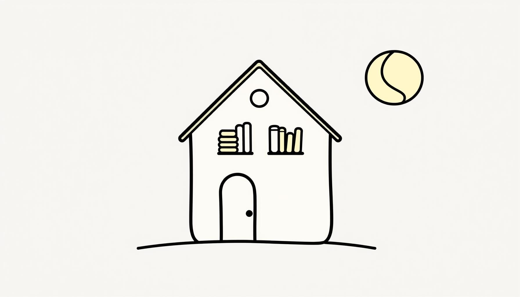 Keluarga baca buku bersama di sofa rumah