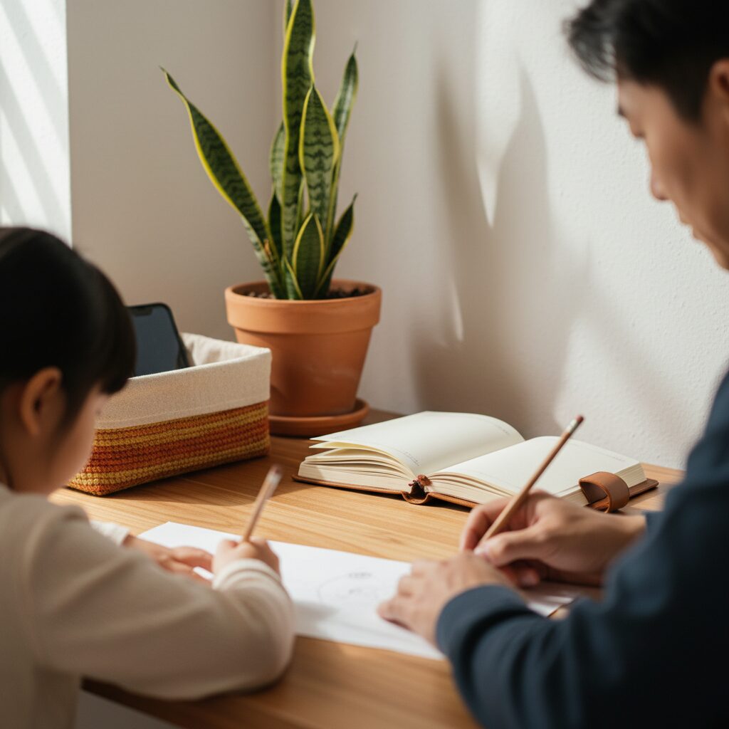 Simulasi pembuatan zona bebas gadget di rumah