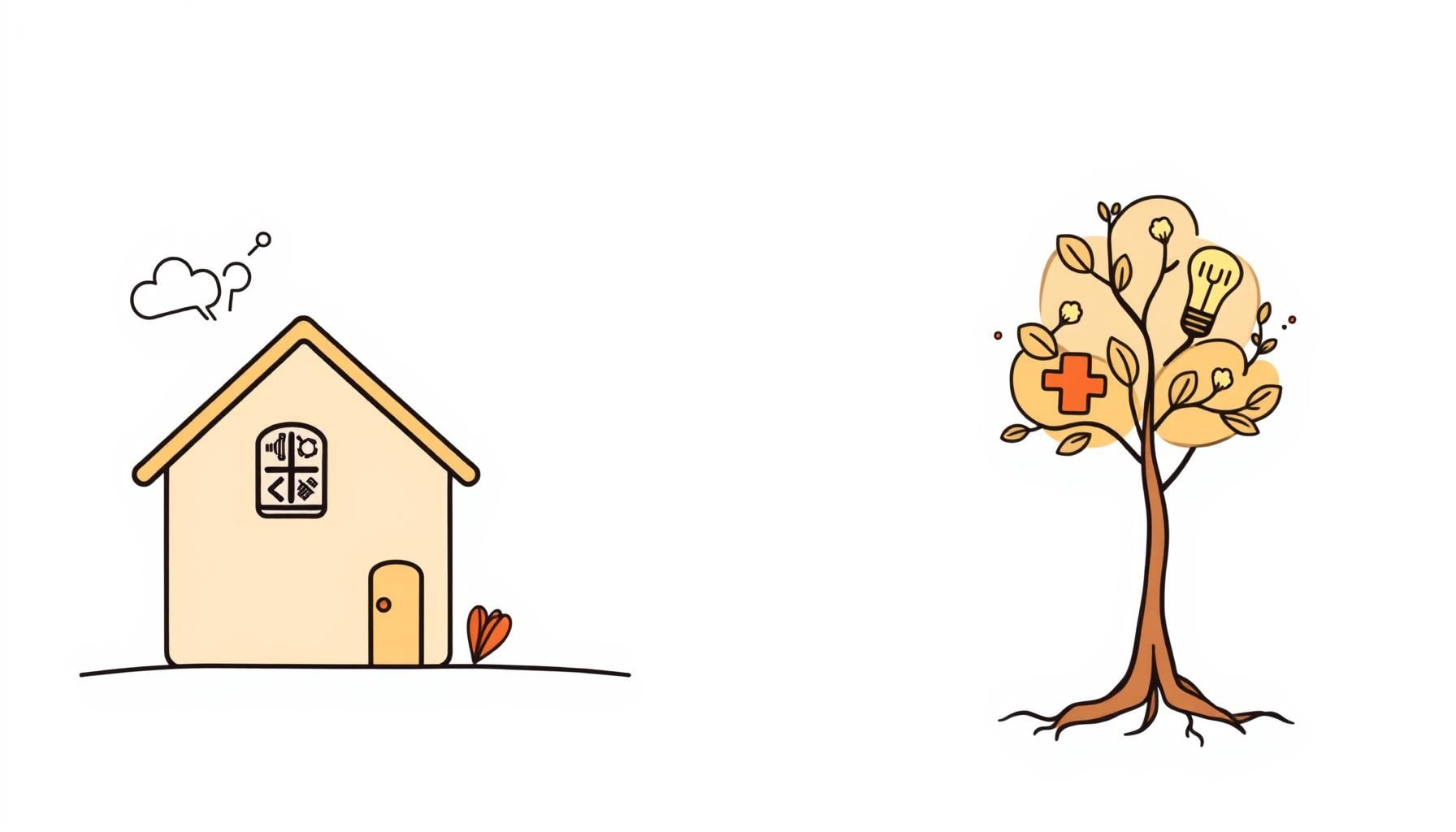 Family exploring technology together