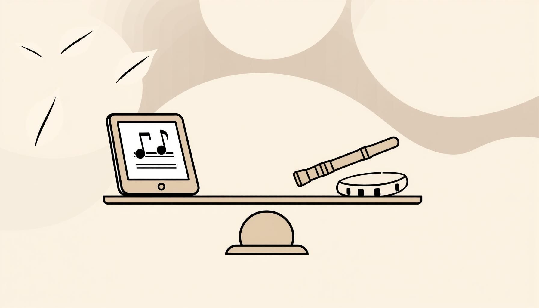 Child learning with digital tools