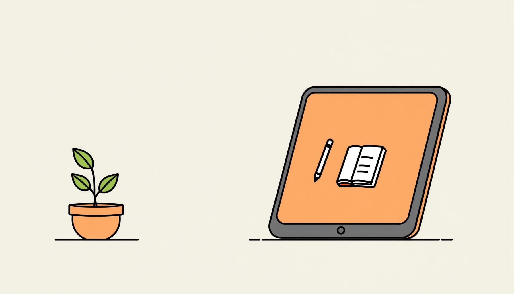 طالب يستخدم جهاز لوحي للتعلُّم التفاعلي