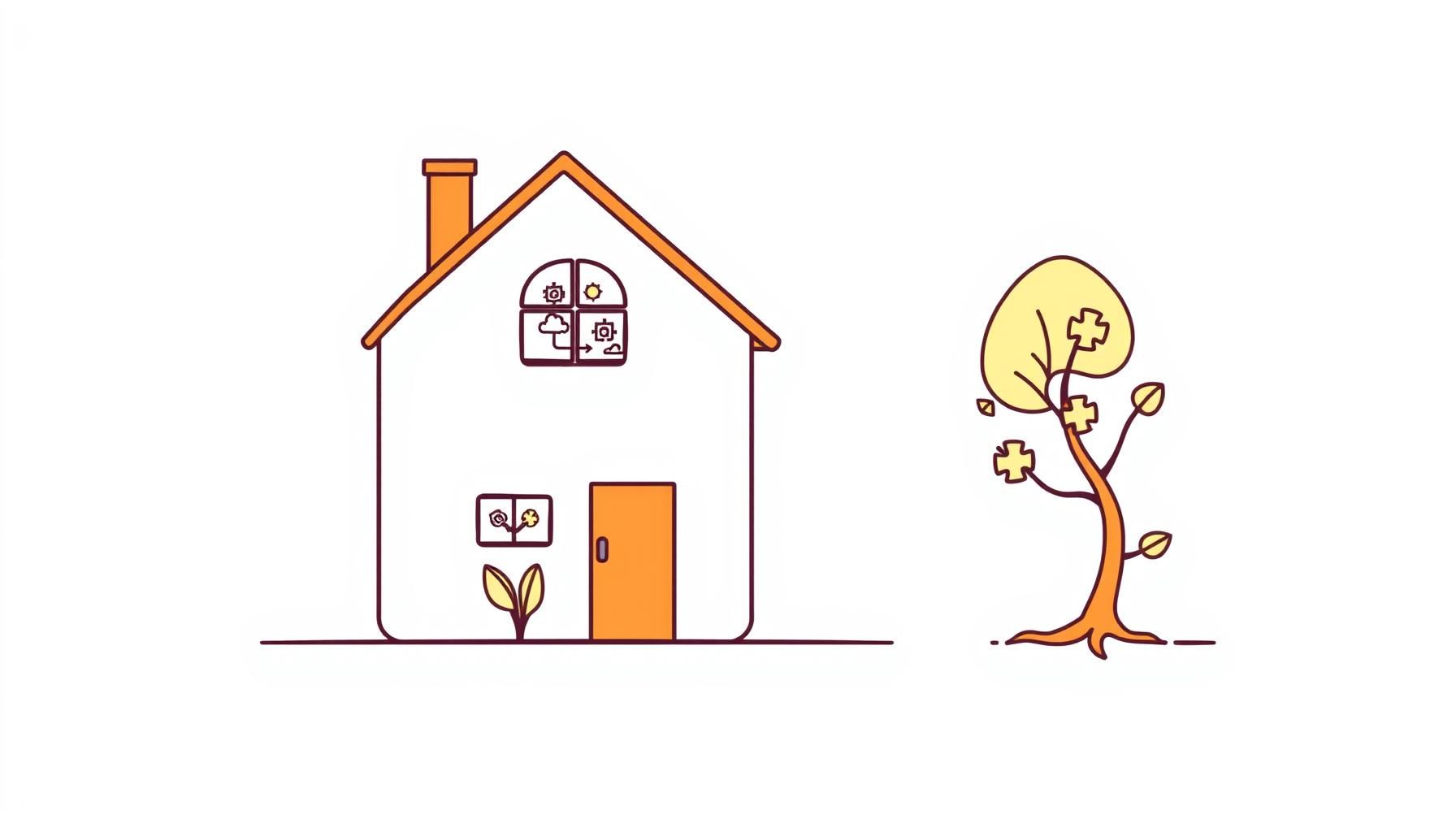 孩子探索未来数字世界的画面