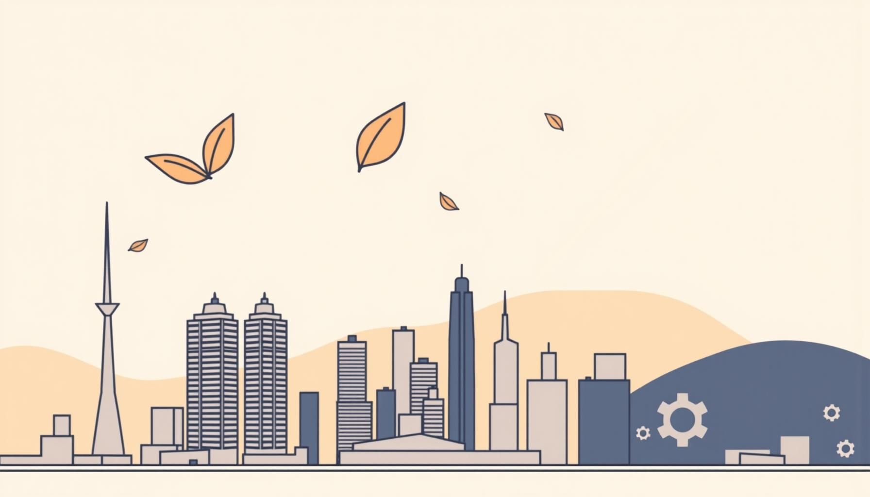 親子が未来を見つめるイメージ