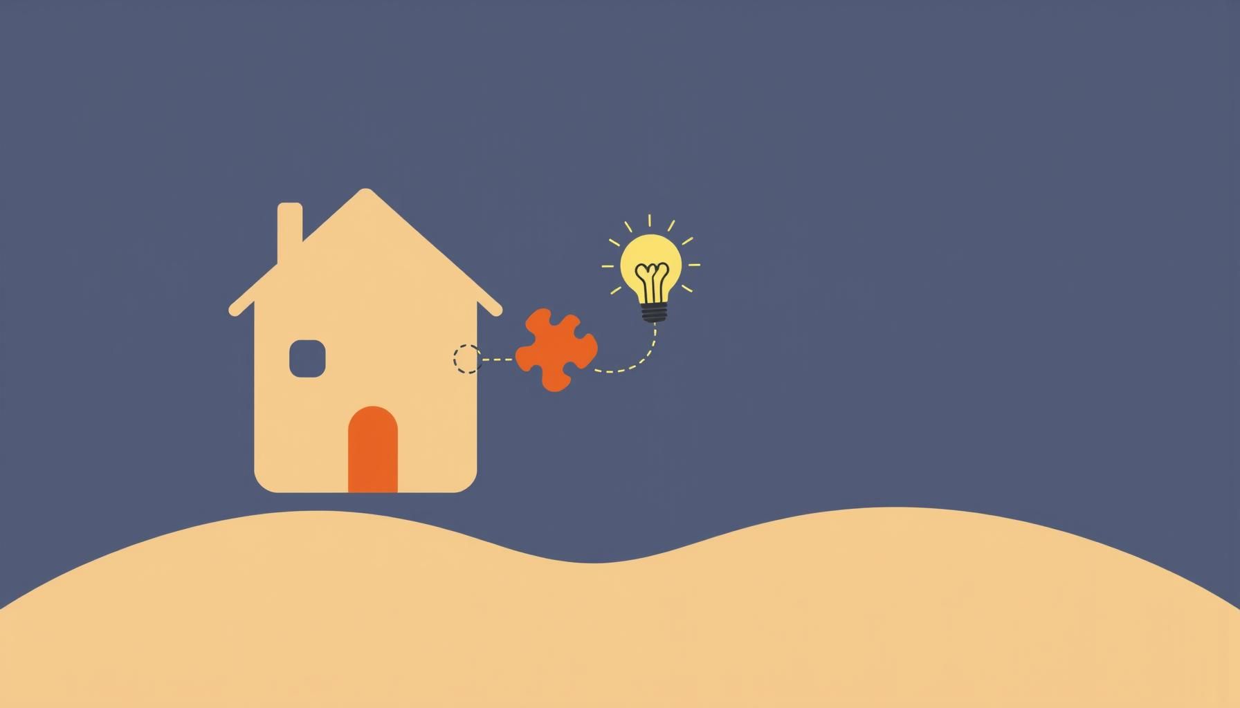 niña resolviendo rompecabezas en casa