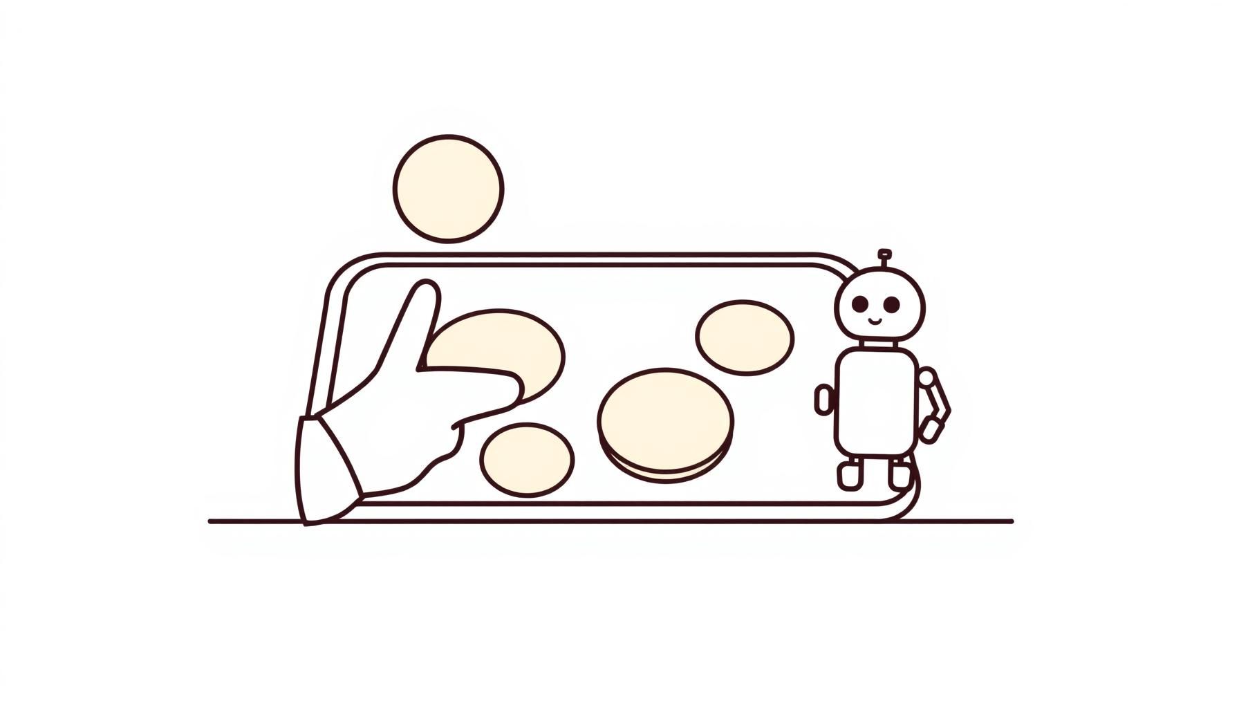 가족이 쿠키 만들기 실험하는 모습