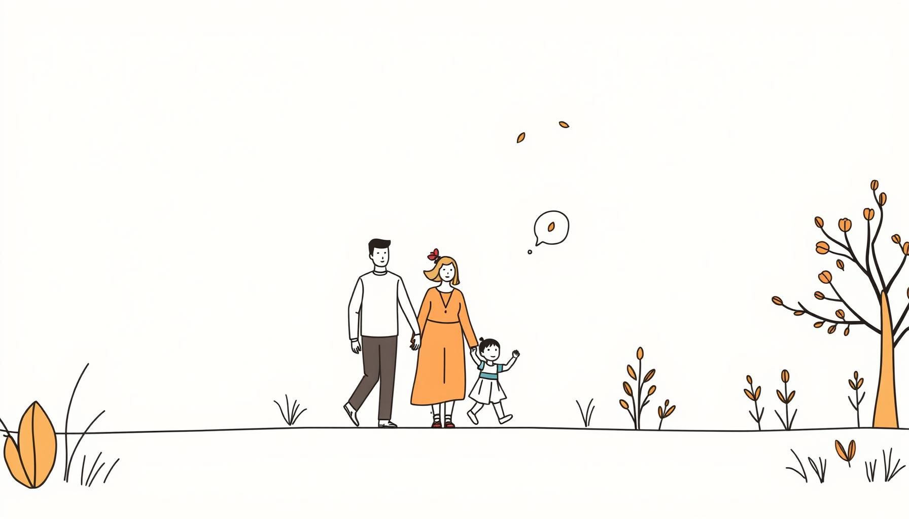 Child exploring nature