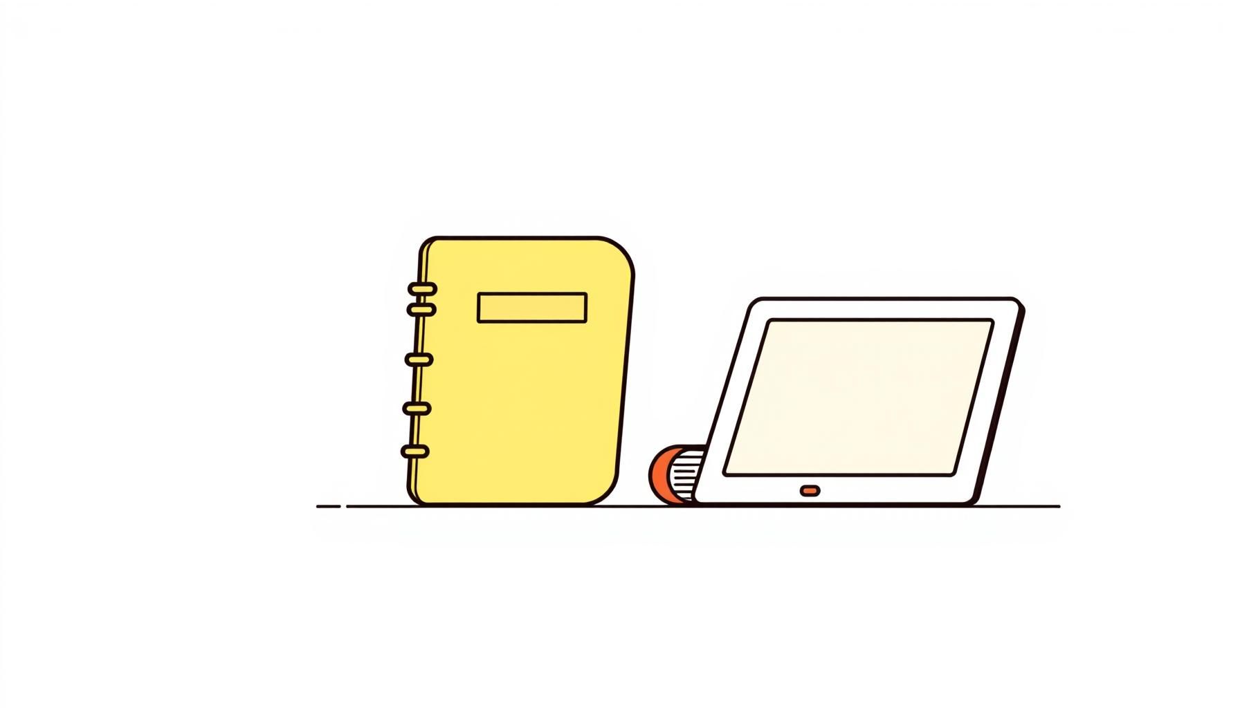 Child exploring the outdoors with a tablet