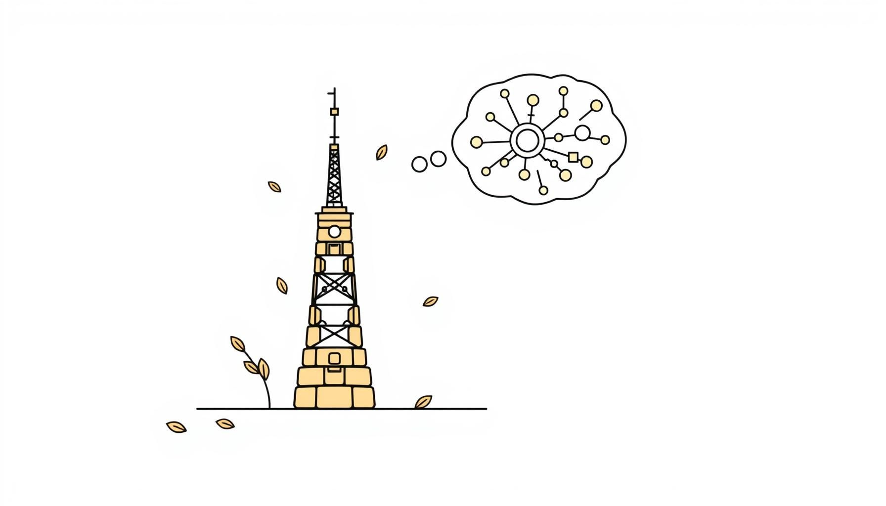 아이들이 블록으로 성을 쌓는 모습