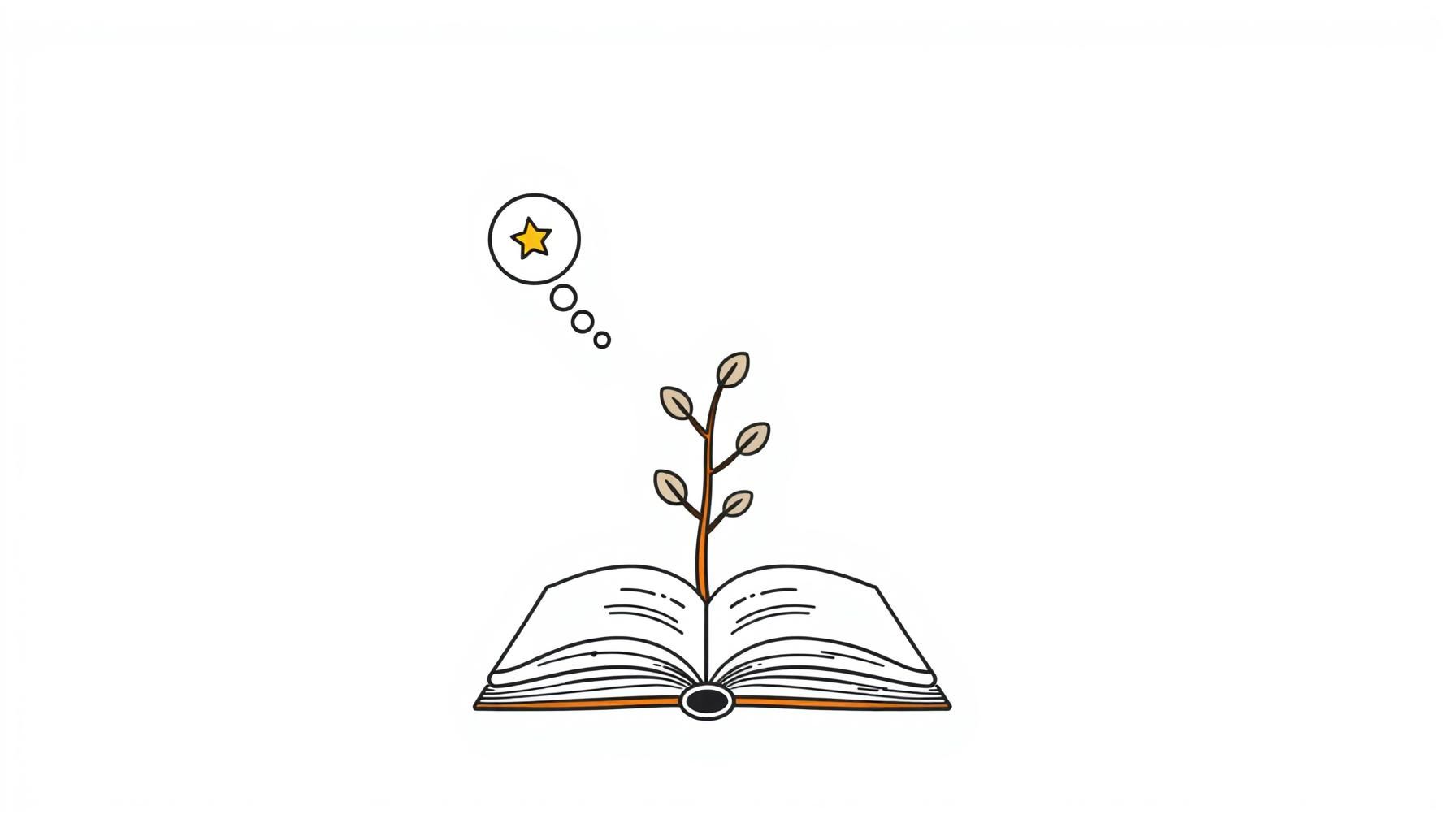 Child reading a book