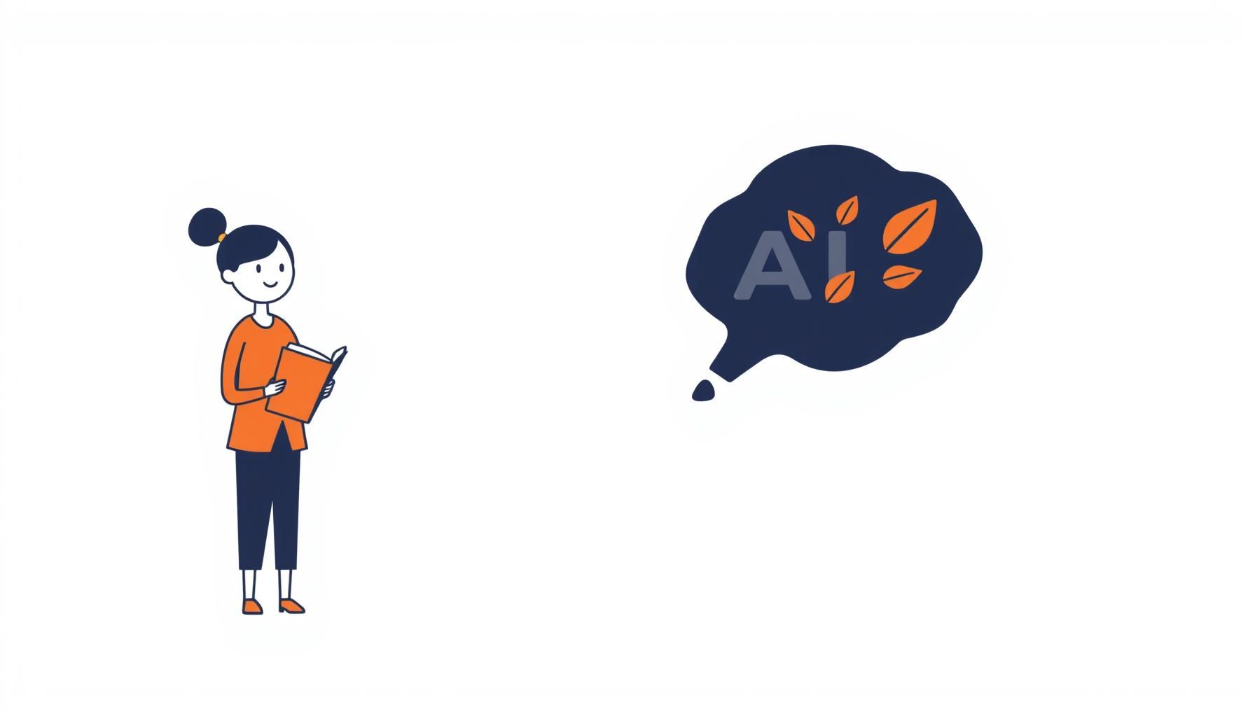 Kids using AI tools for learning
