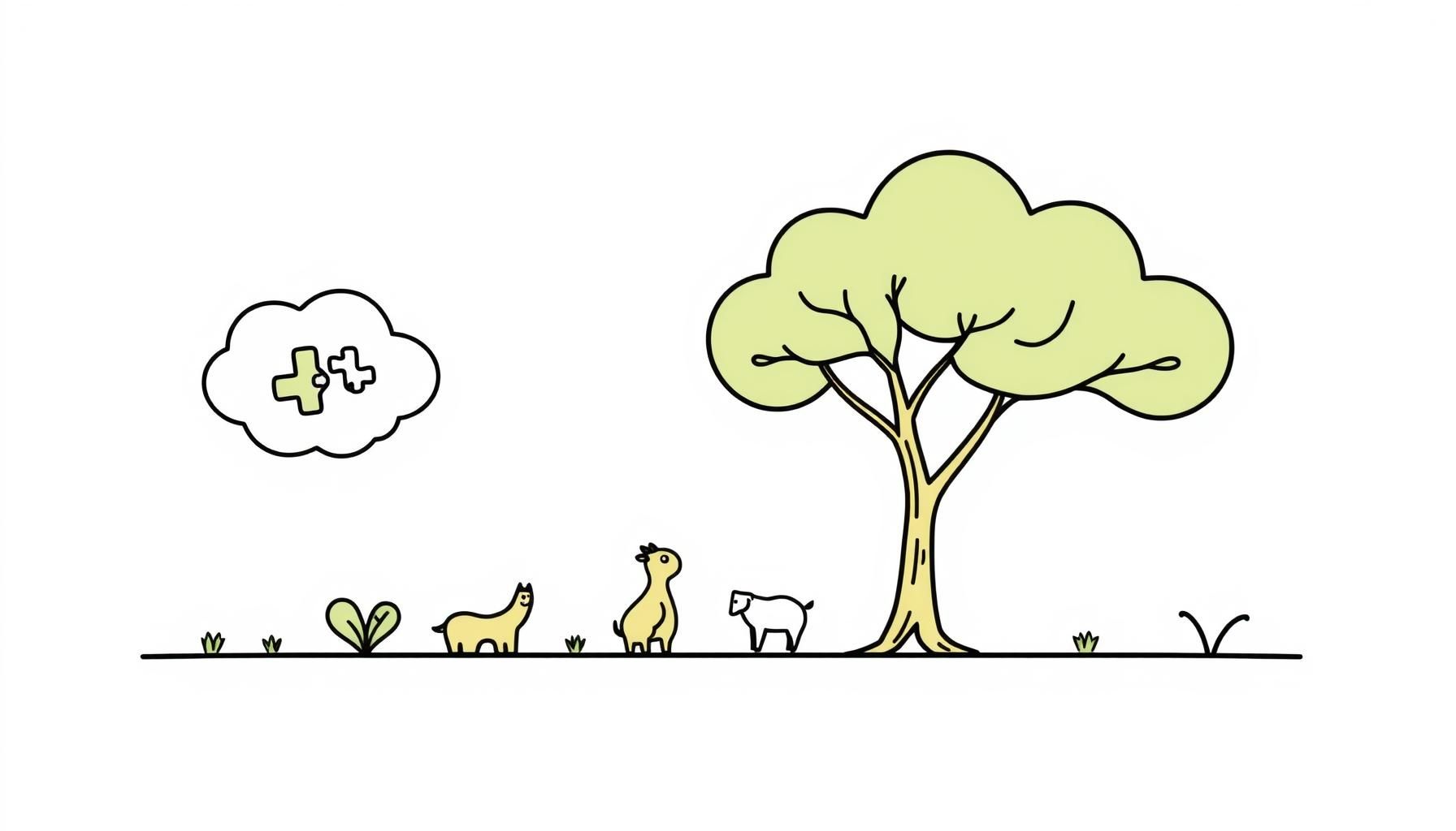 아이들이 자연을 관찰하는 모습