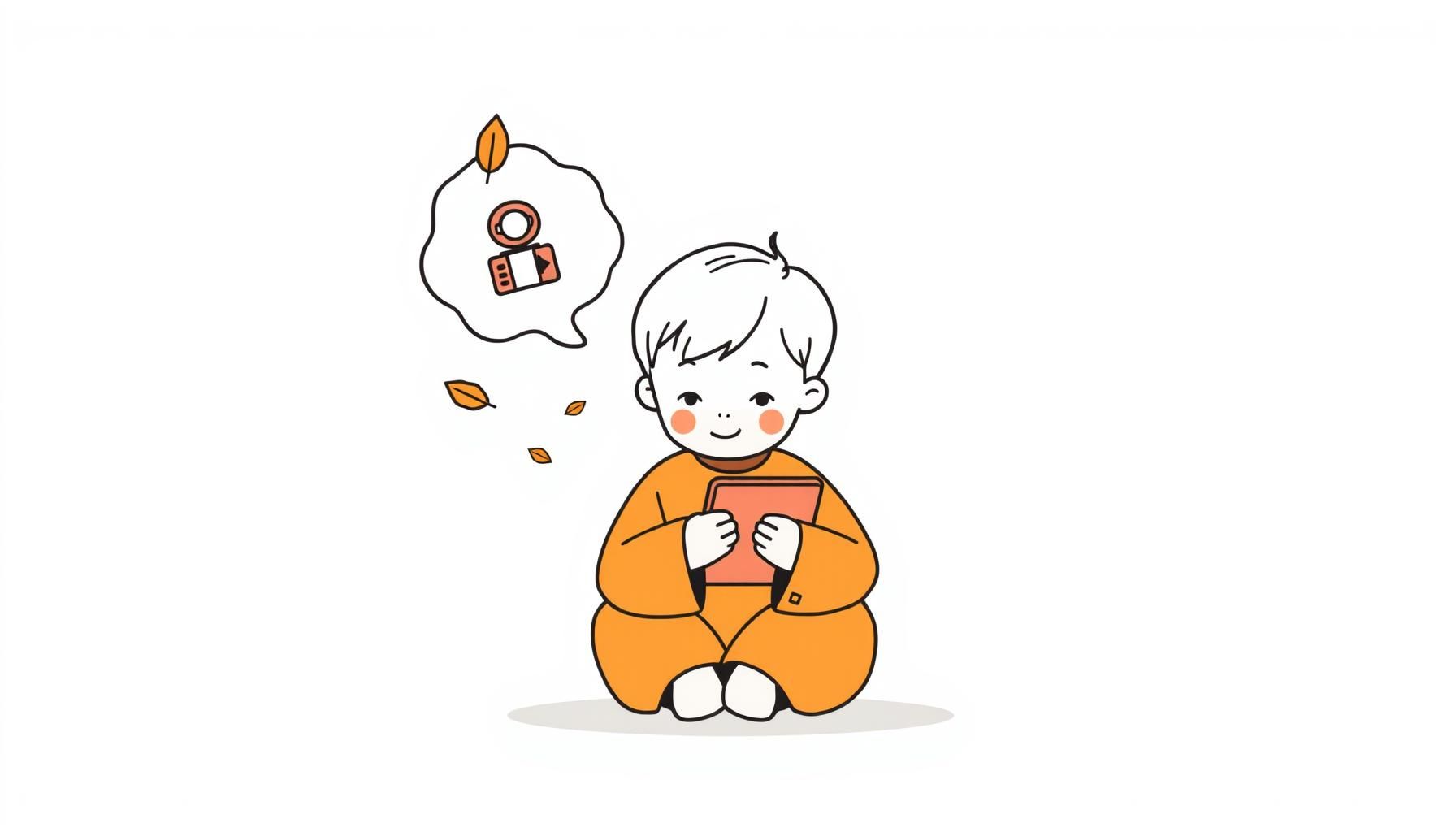 子どもがAIを使って創造的な活動をする様子