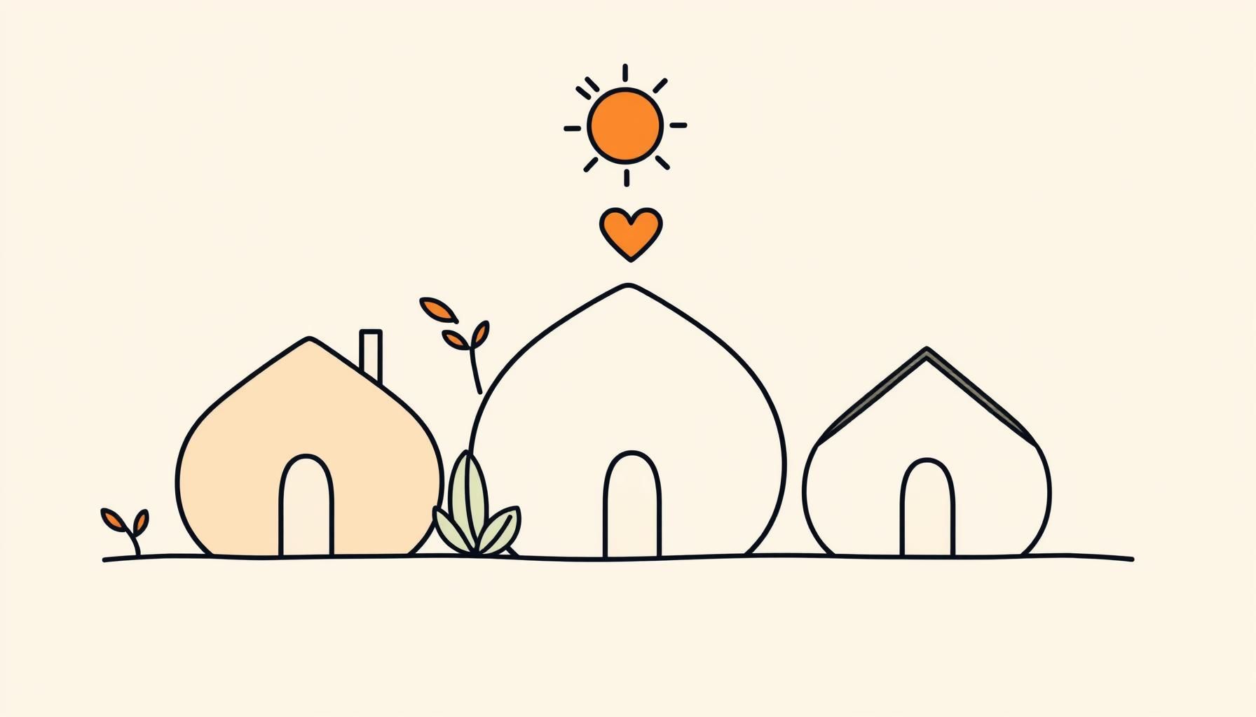 صورة افتتاحية دافعة لعائلة