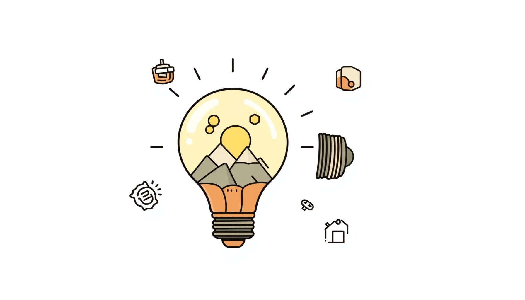 Family walking to school on a cloudy day