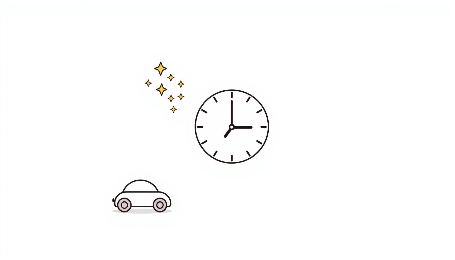 Relógio de parede desenhado como carinha sorridente