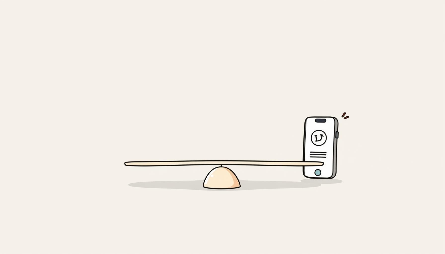 persona reflexionando sobre balance de vida y trabajo