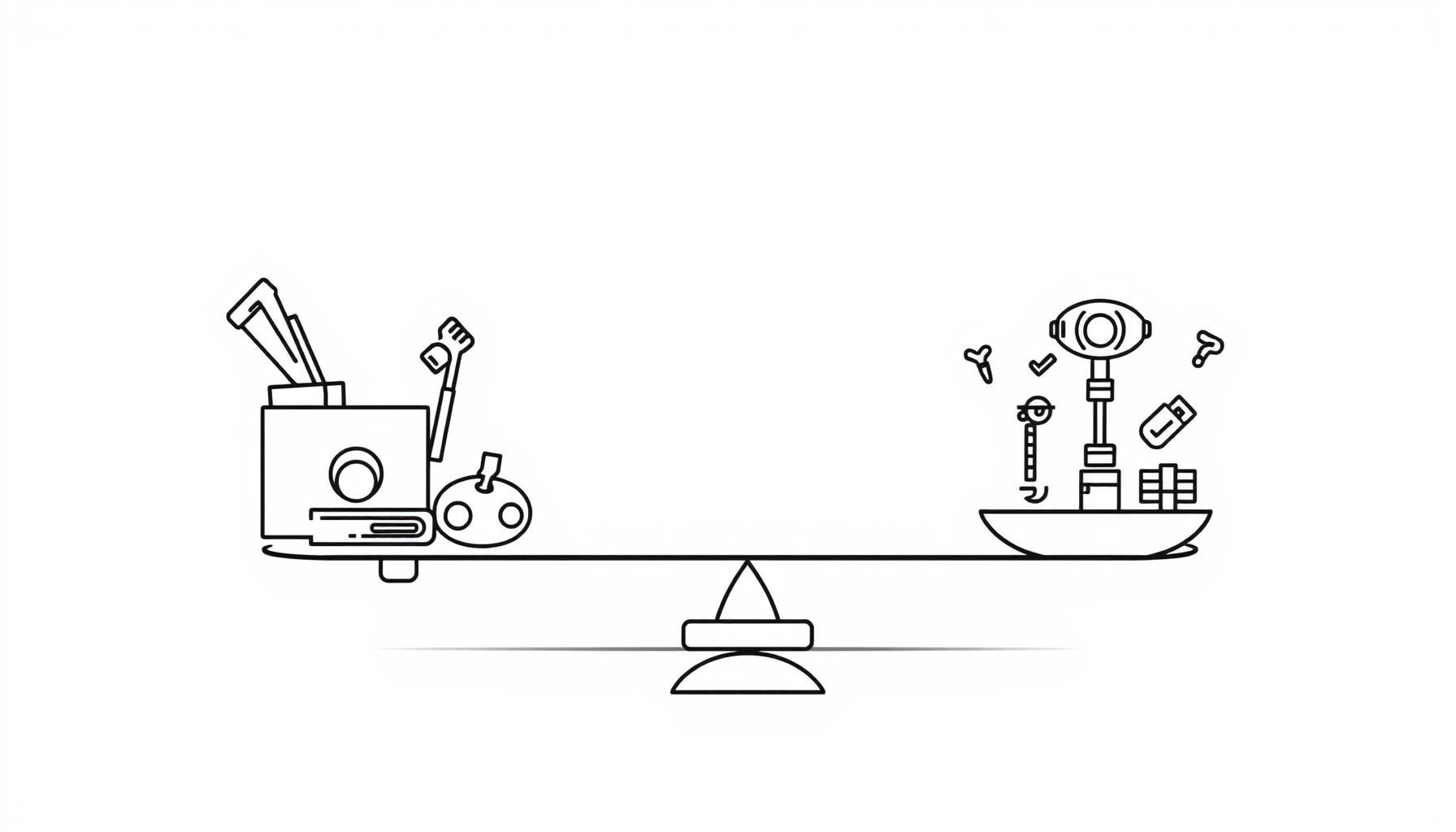 Parents et enfant discutant devant un ordinateur avec interface IA