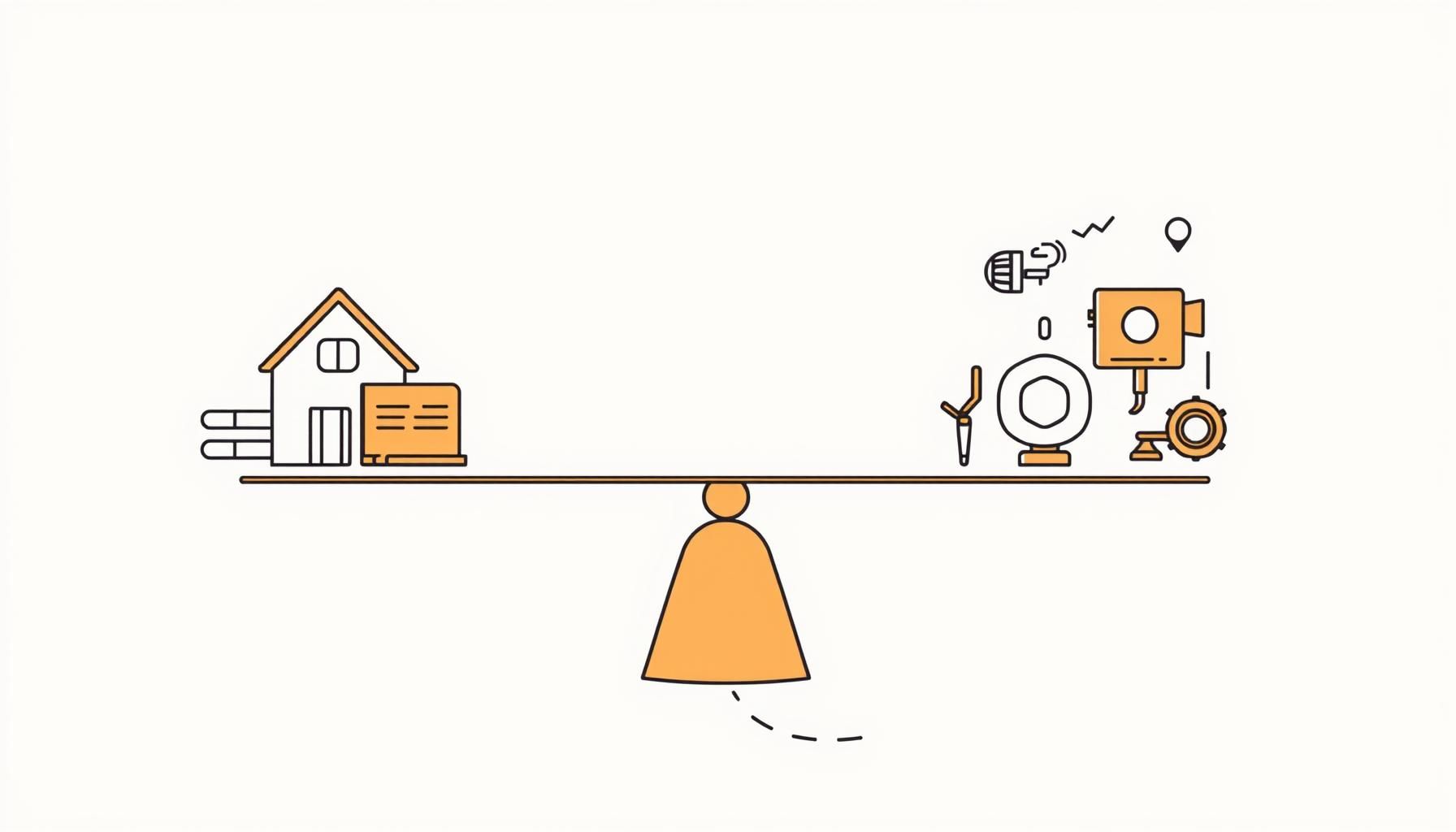 عائلة تناقش استخدام التكنولوجيا في المنزل