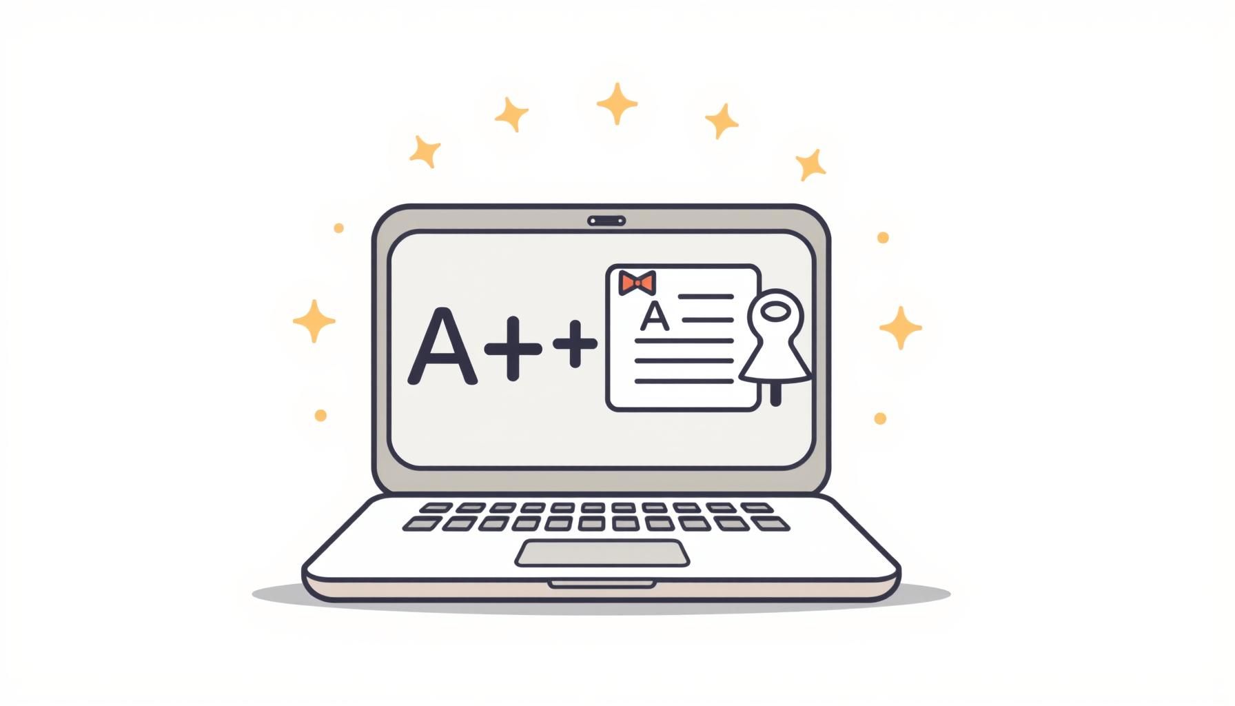 Meninas obtendo excelentes notas em computação