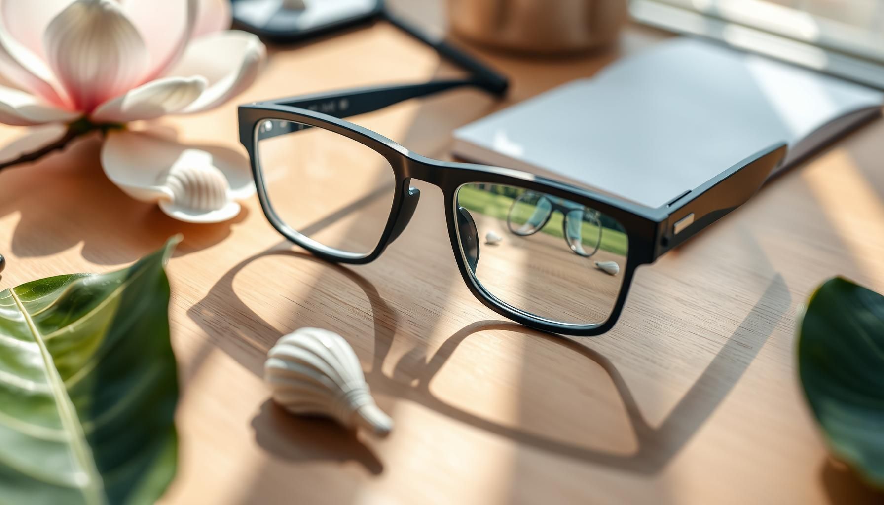 AIメガネで学習する子供