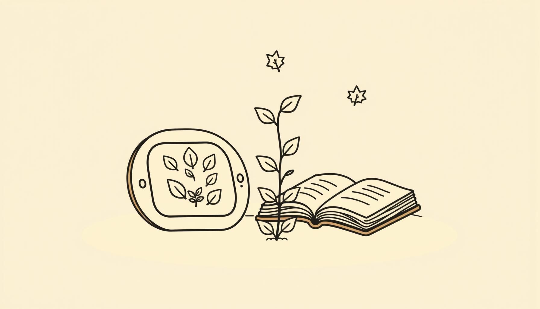 Anak menggunakan tablet di taman