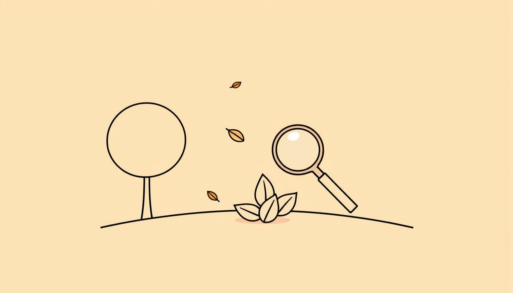 Anak menunjukkan daun berwarna merah