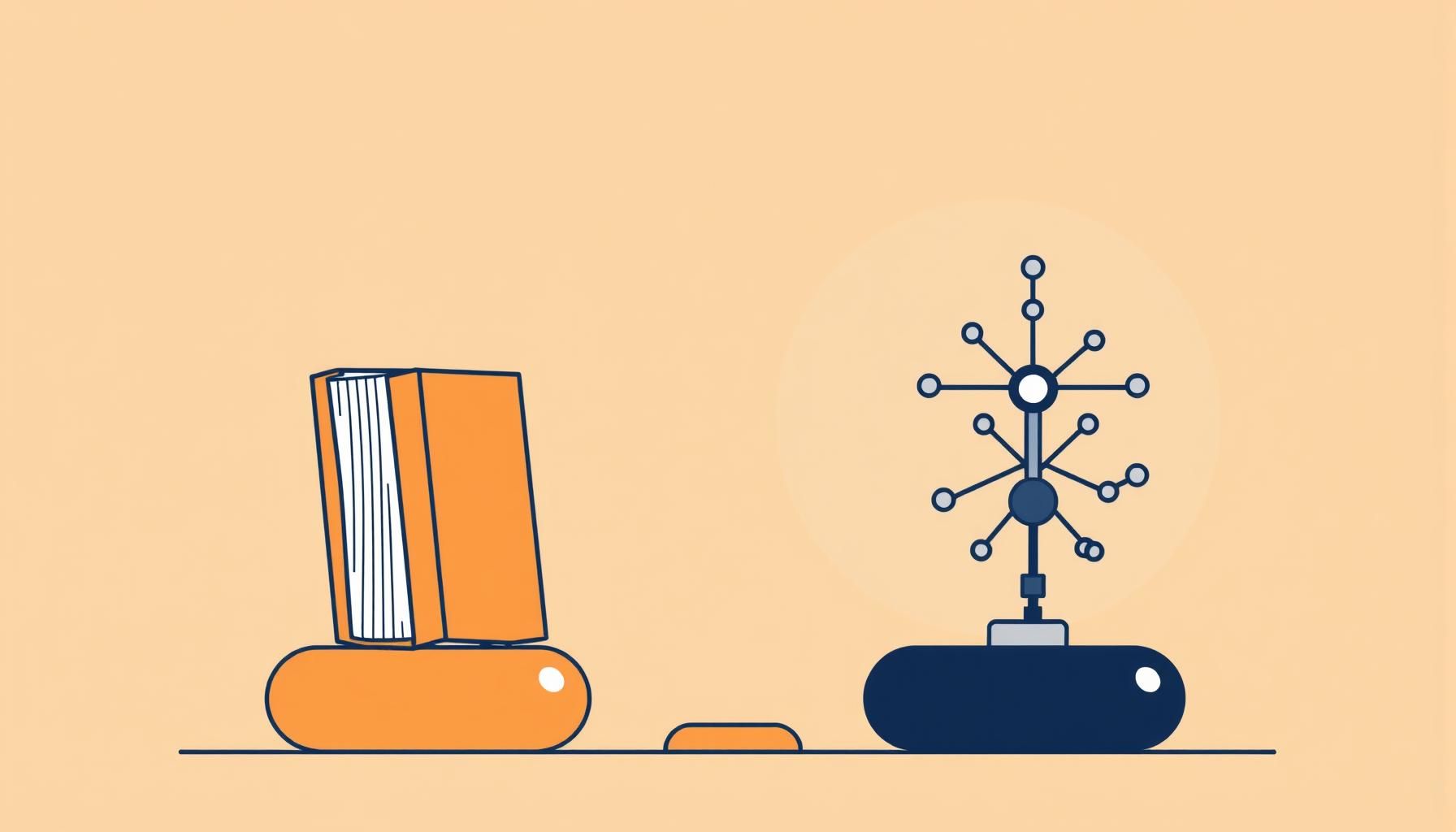 bâtiment universitaire ancien contrastant avec écran numérique