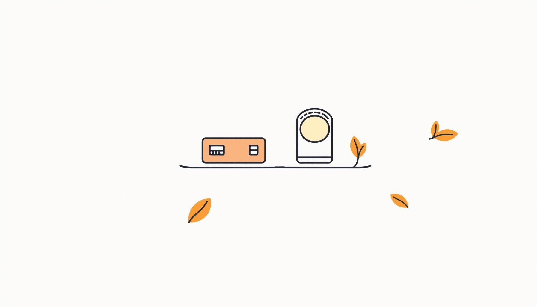 Familia jugando con hojas caídas mientras discuten sobre tecnología