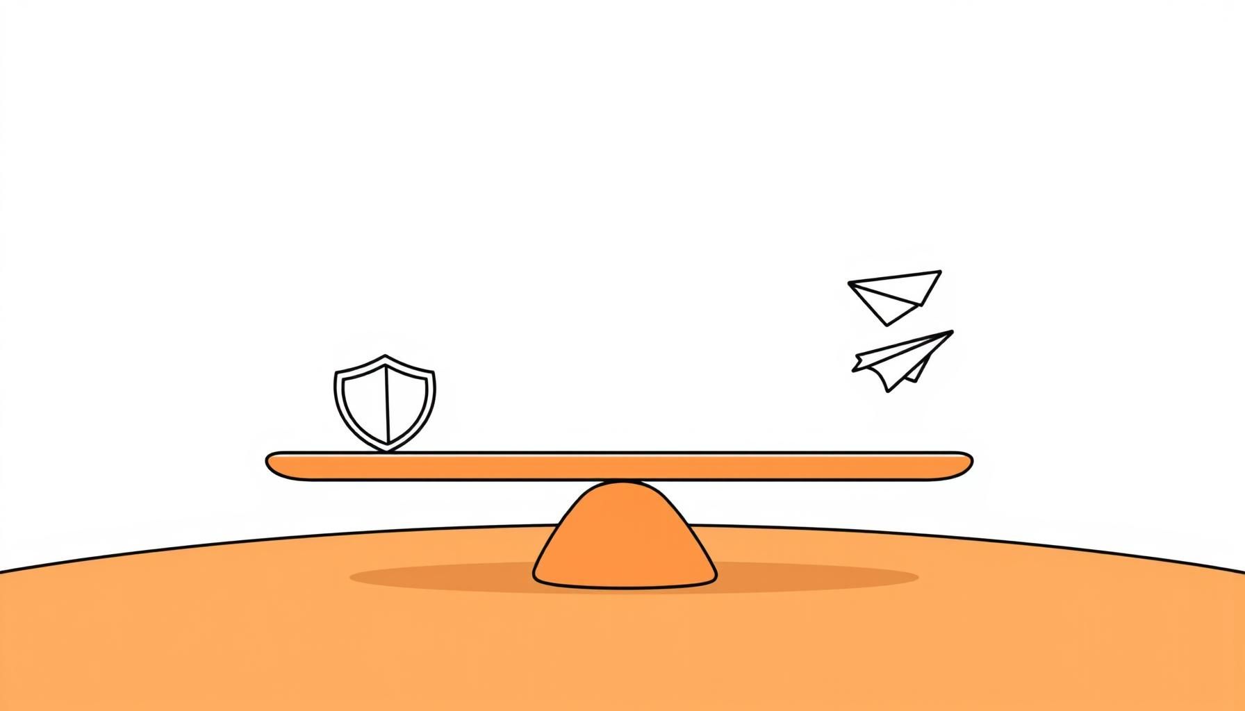 أب يراقب طفله يلعب بحرية في الحديقة