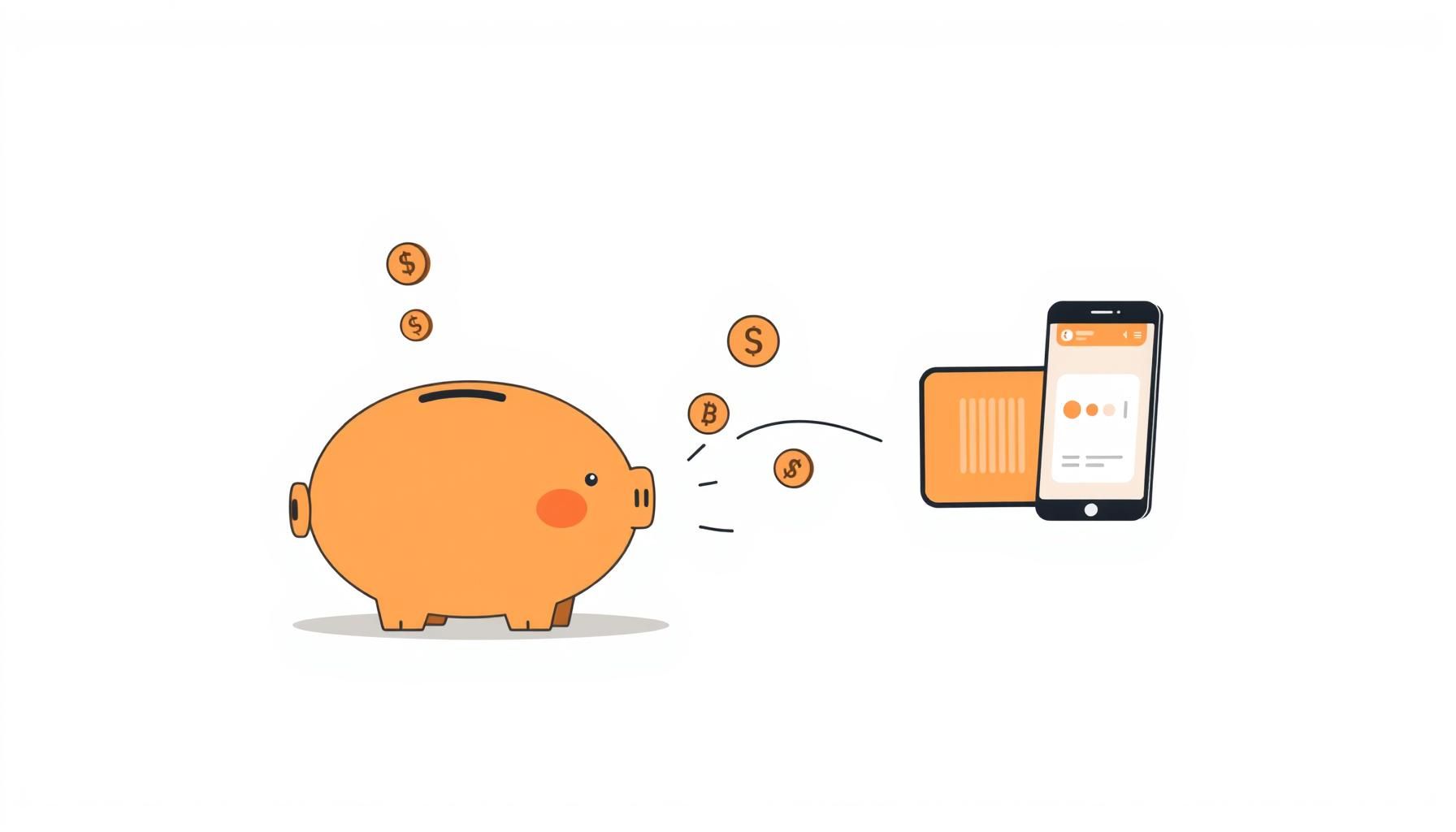 family counting coins together