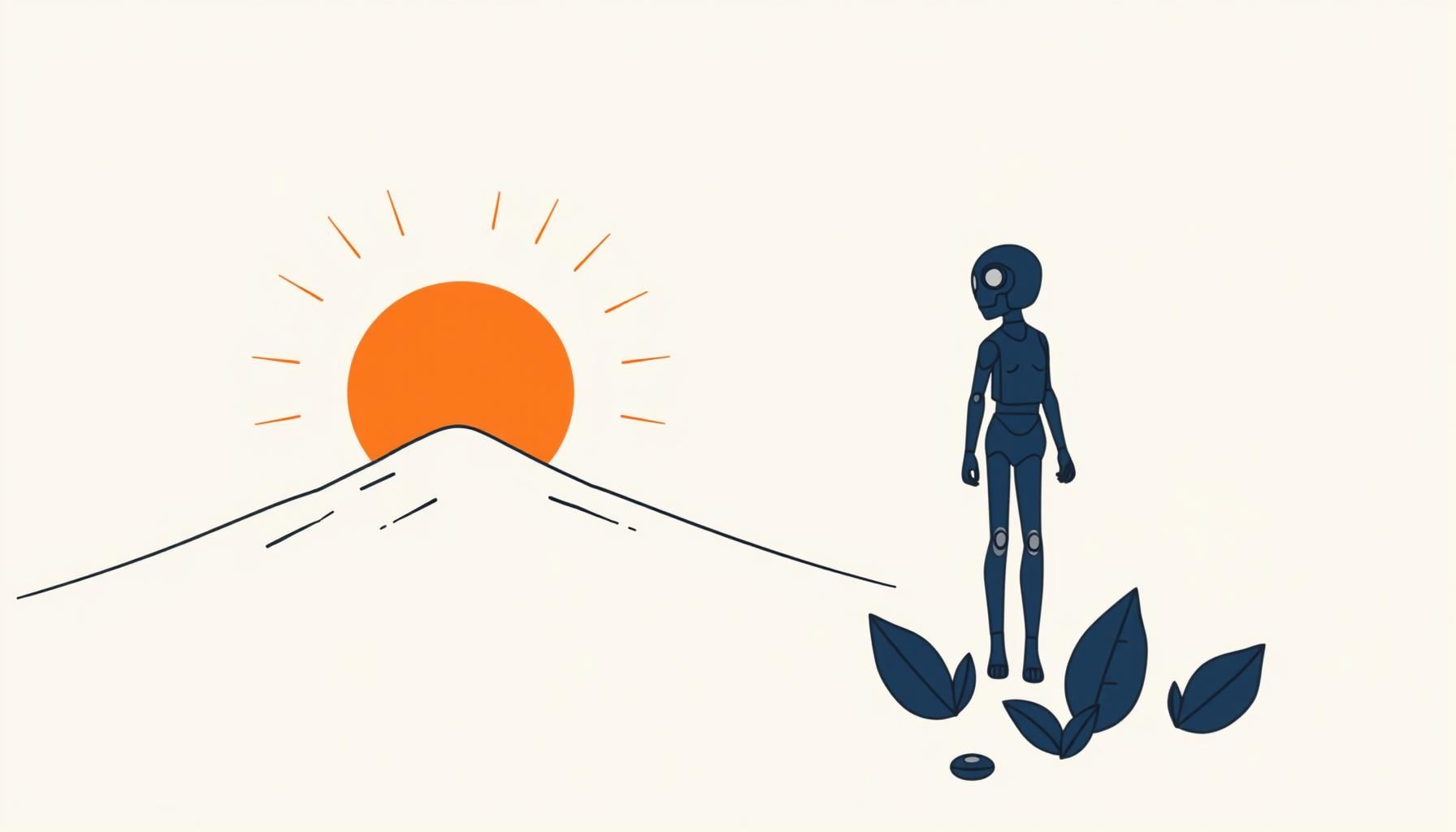 ilustrasi masa depan cerah anak dengan teknologi