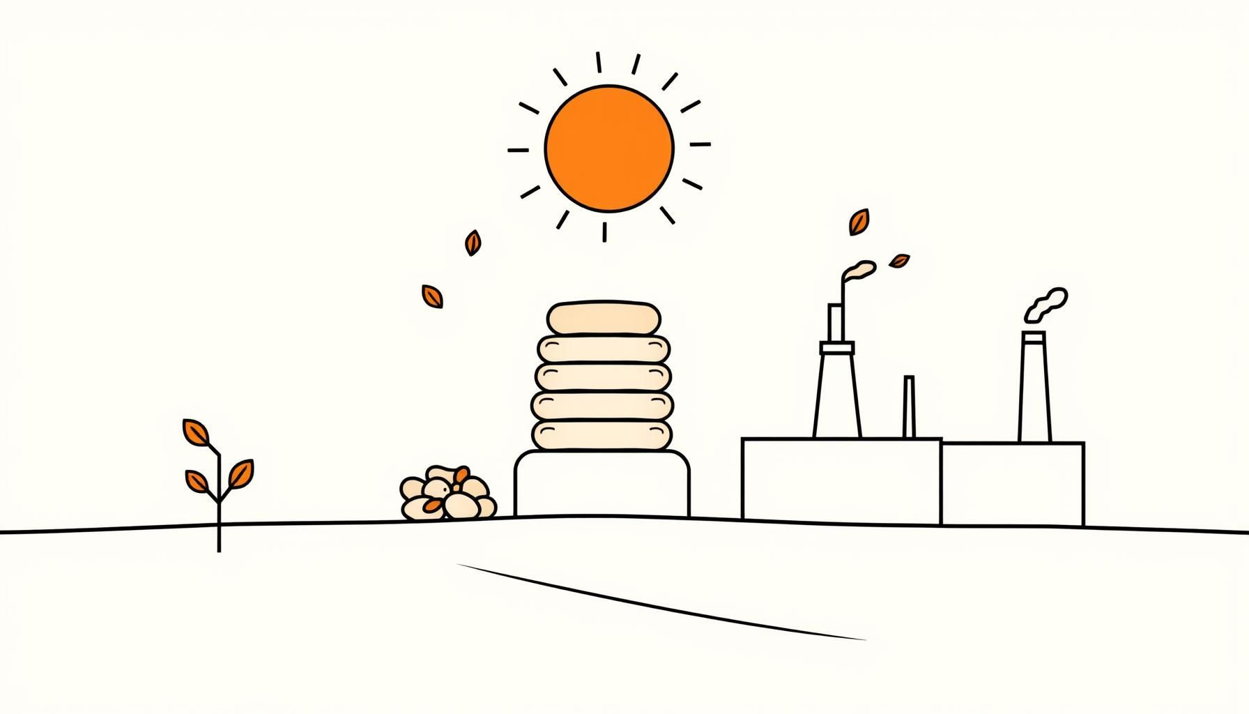 孩子面对AI未来的思考插画