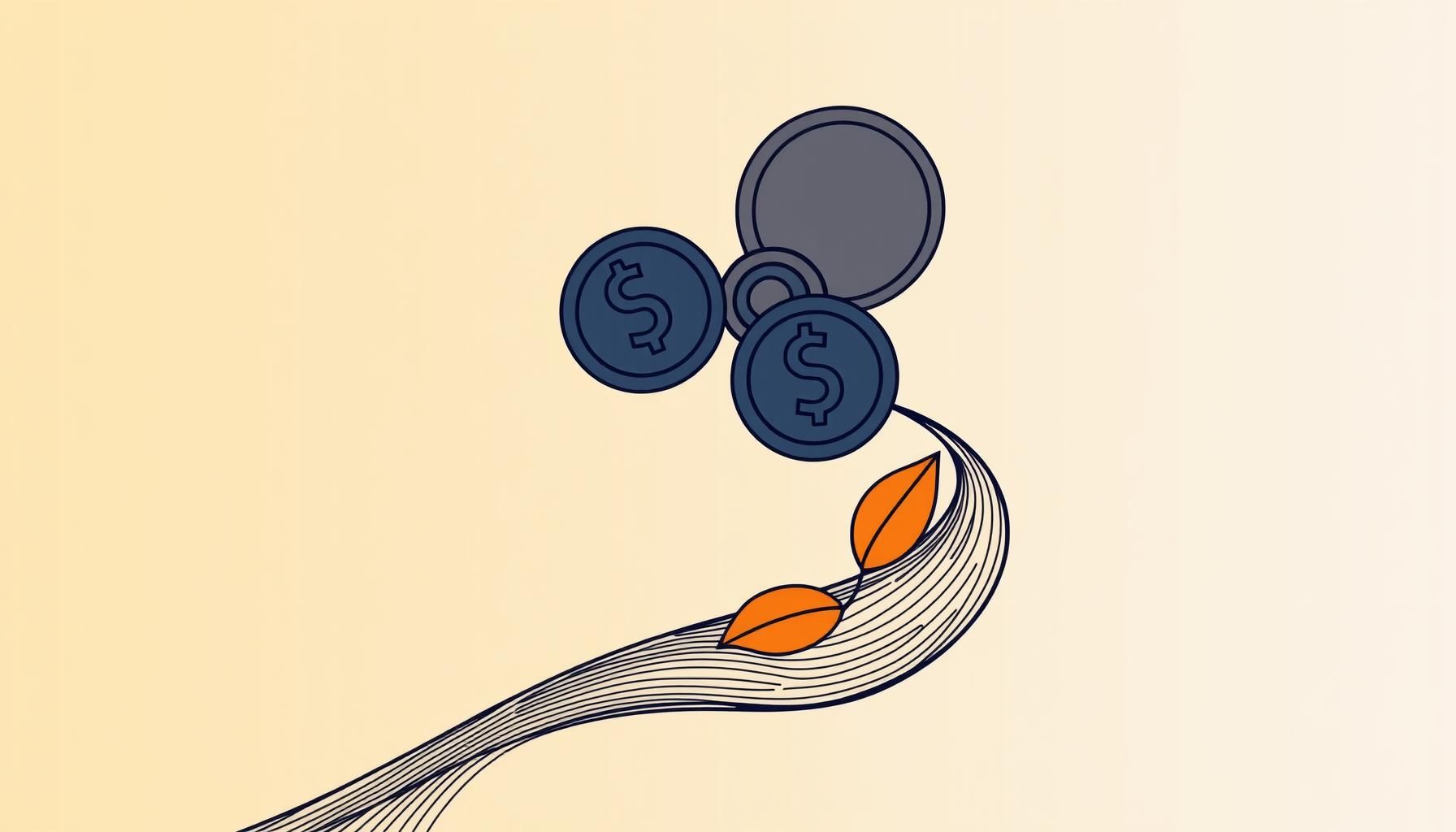 Jeu de construction créatif représentant une nouvelle économie